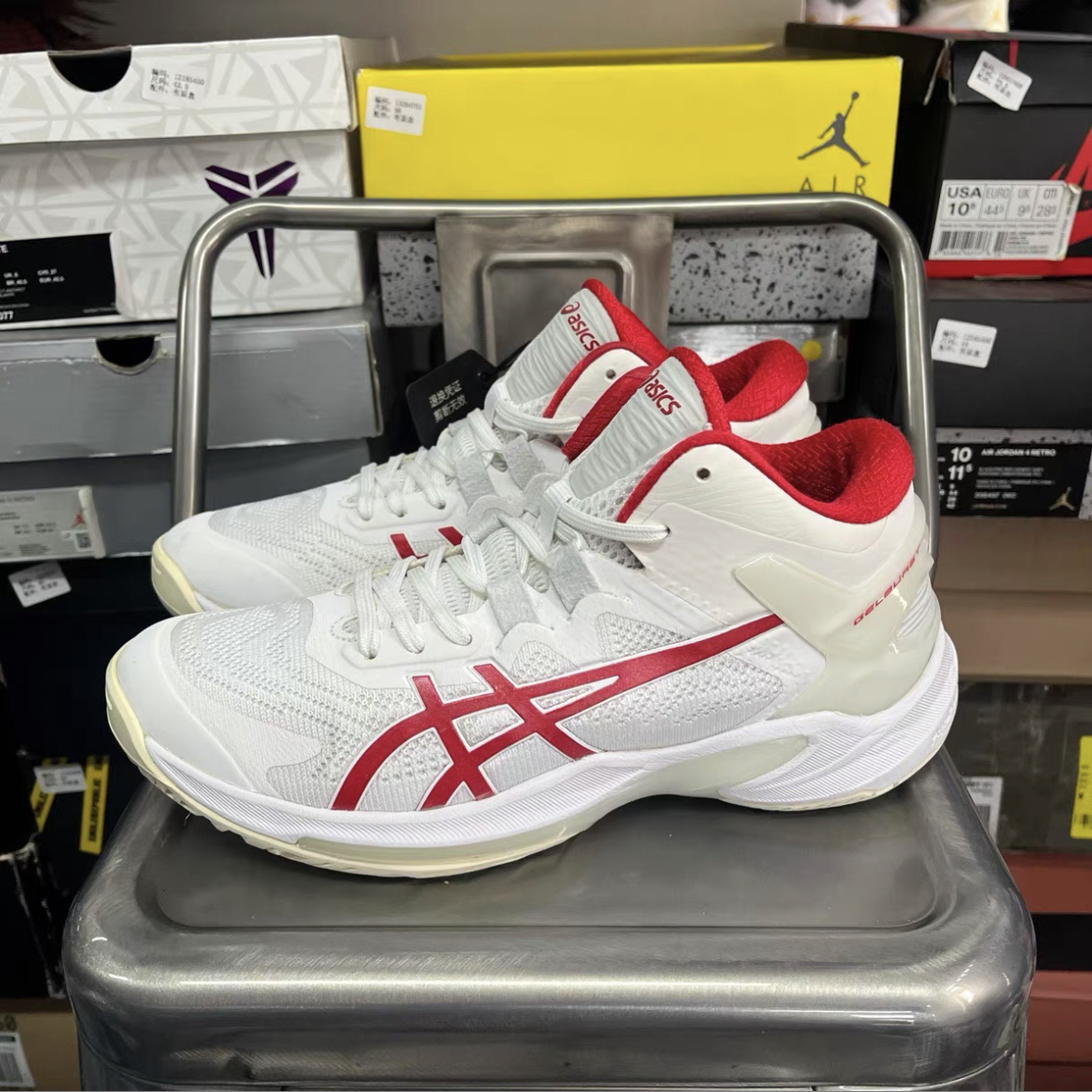 超级好看！Asics Gel-Burst 25 gb25 白红色
