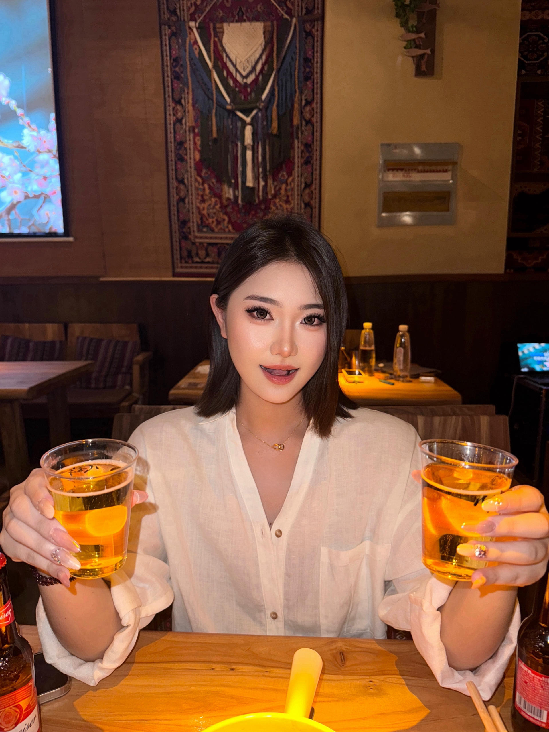 是这条项链带来的金气老钱风！
