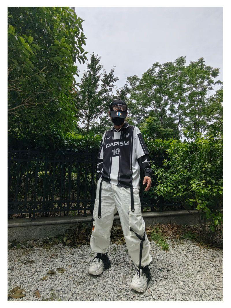 夏日足球风运动T恤休闲风穿搭分享
