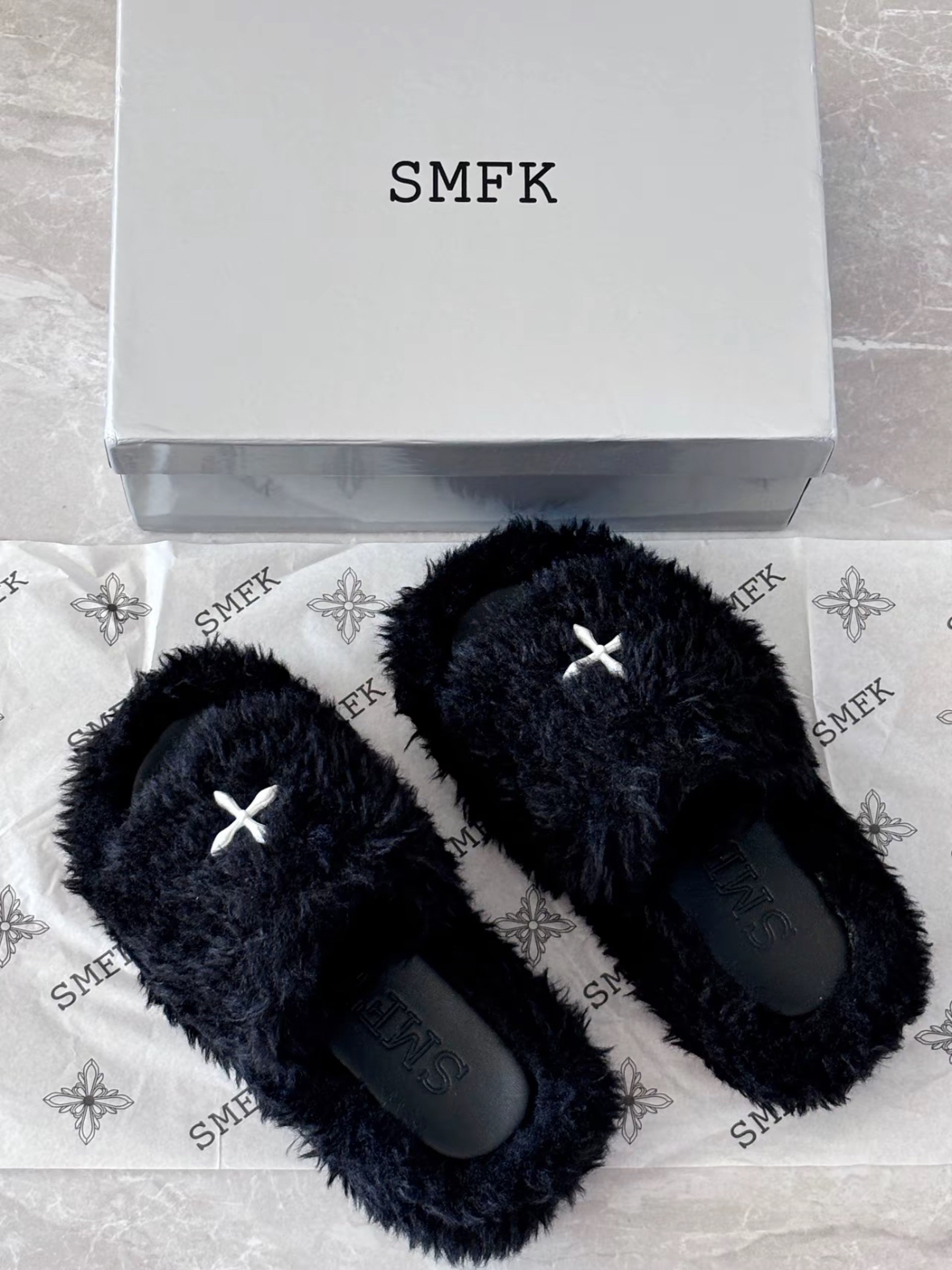 smfk毛拖鞋能劝一个是一个