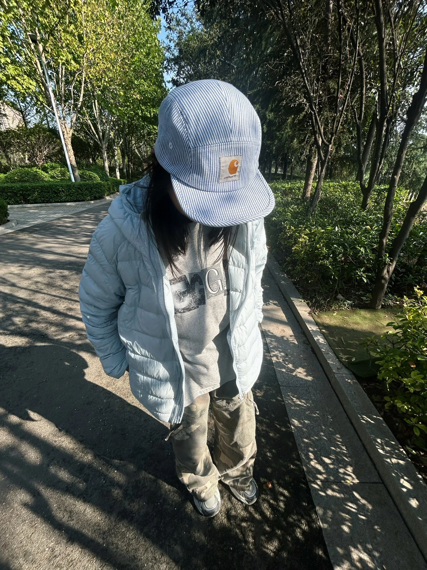 秋冬穿搭 轻羽绒+迷彩工装 帅酷显瘦一键拿捏🤏