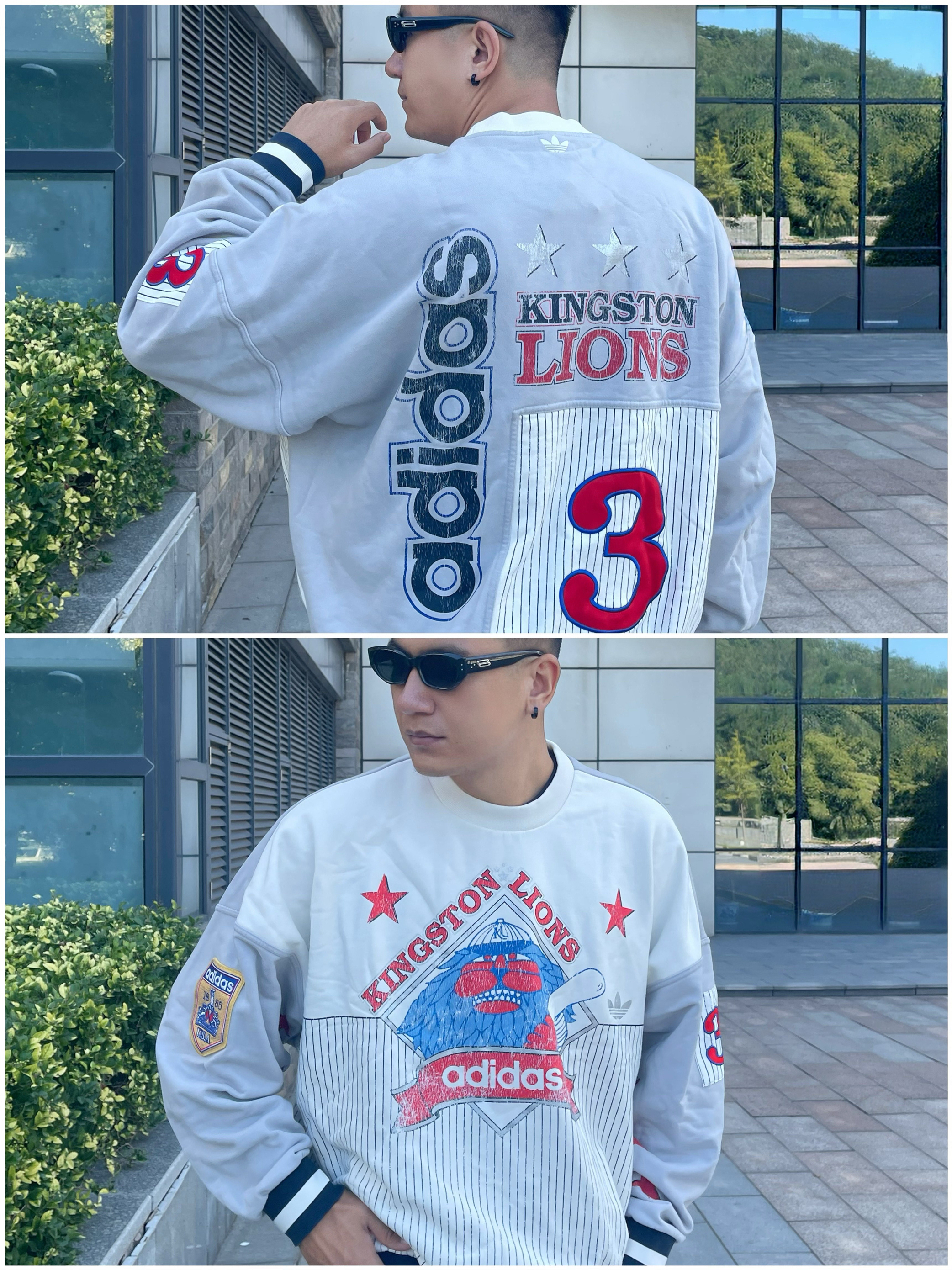 Adidas卫衣穿搭 | 显高穿搭选对版型很重要！