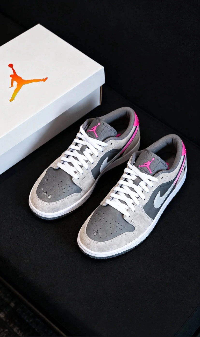 秋冬搭大衣绝了!灰粉AJ低帮:甜酷/温柔风一键切换的神鞋