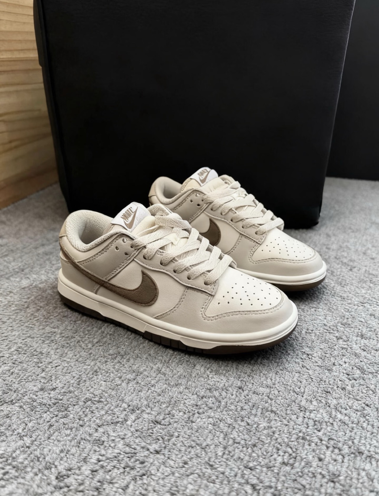 Nike 奶茶灰棕板鞋 这颜值爱了爱了❤️