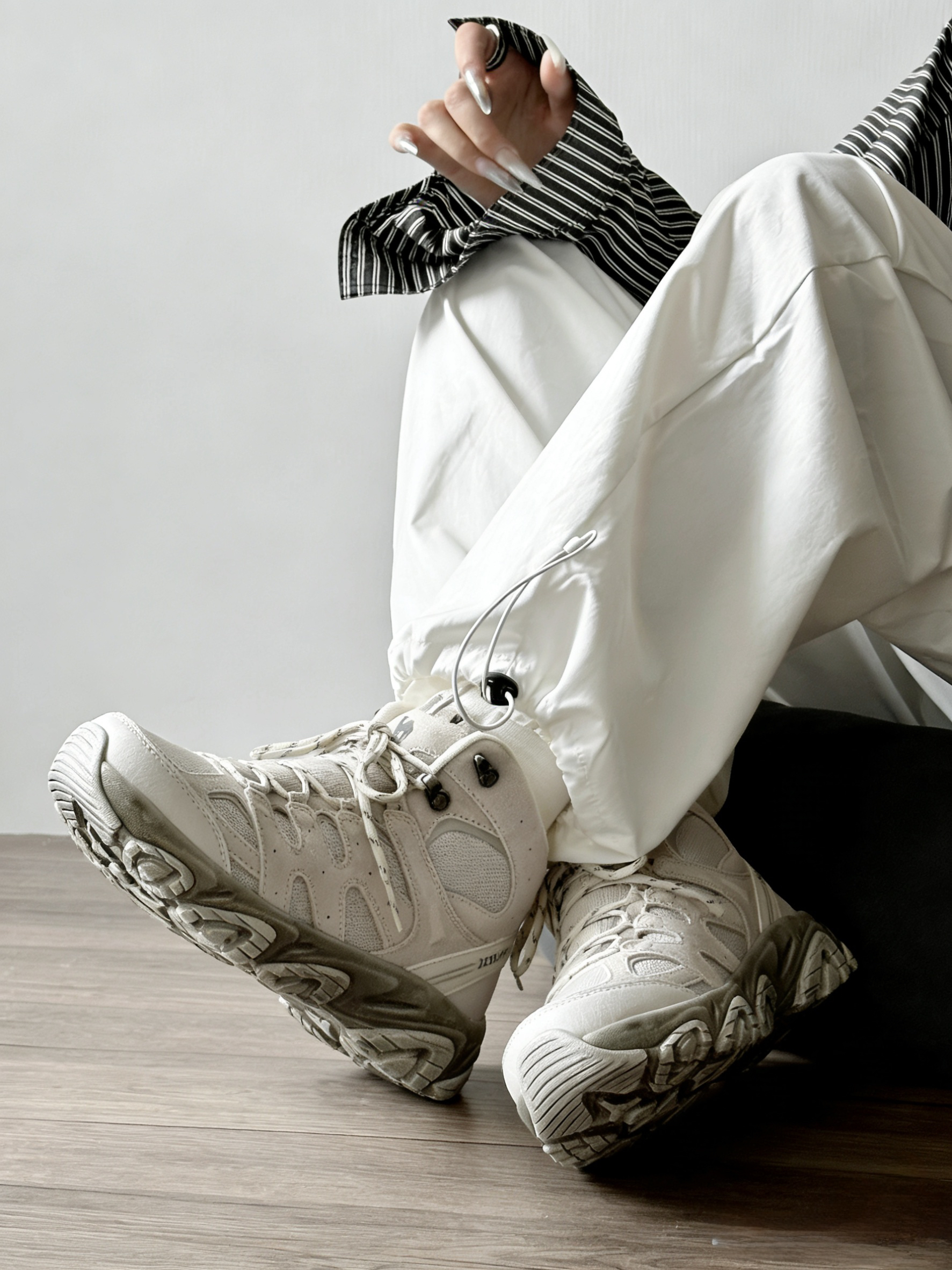 骆驼凯旋徒步鞋 网面防水防滑登山鞋 4cm增高缓震 户外休闲运动全能鞋