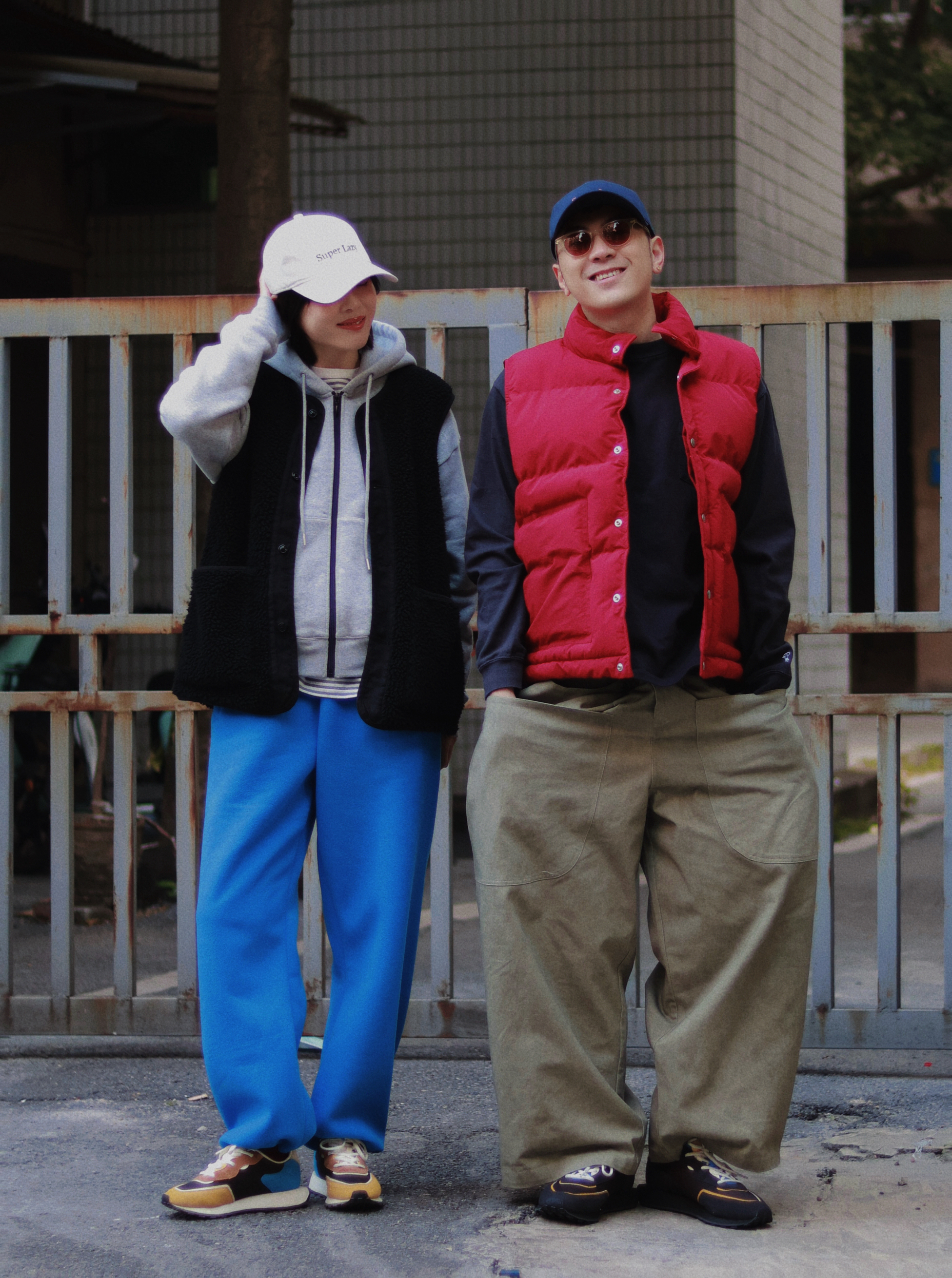 马甲叠穿 温暖与潮感并存👫