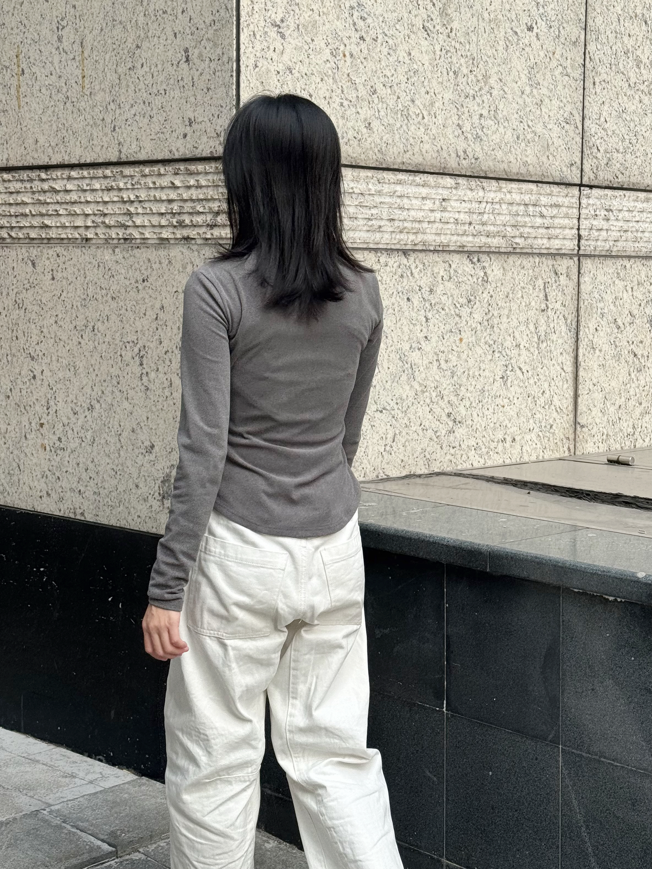 美式复古通勤穿搭|160小个子显高公式(紧身立领上衣+弯刀裤实测)