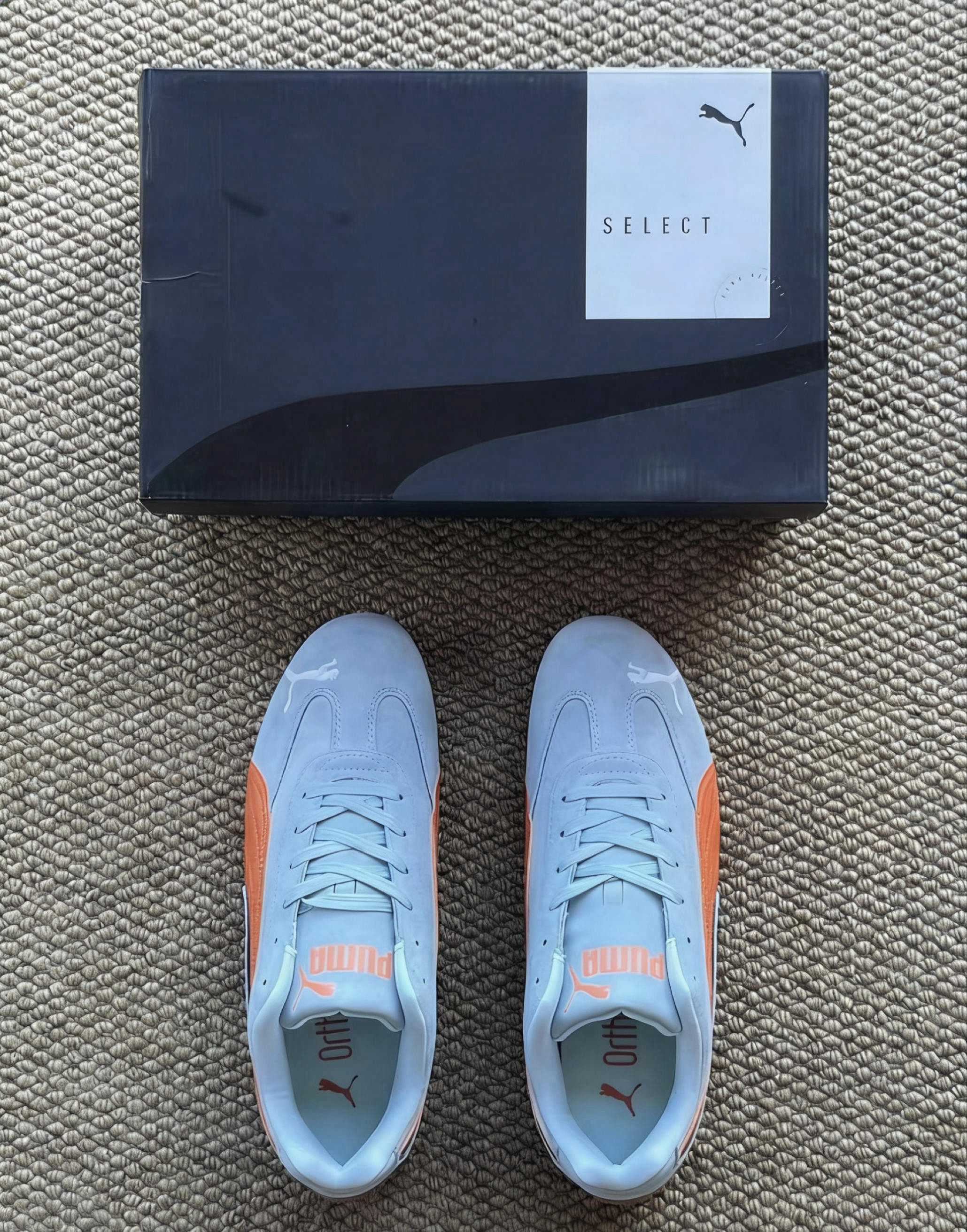 复古赛车风拉满❗️Puma Speedcat 蓝橙配色谁穿谁是街头焦点❗️