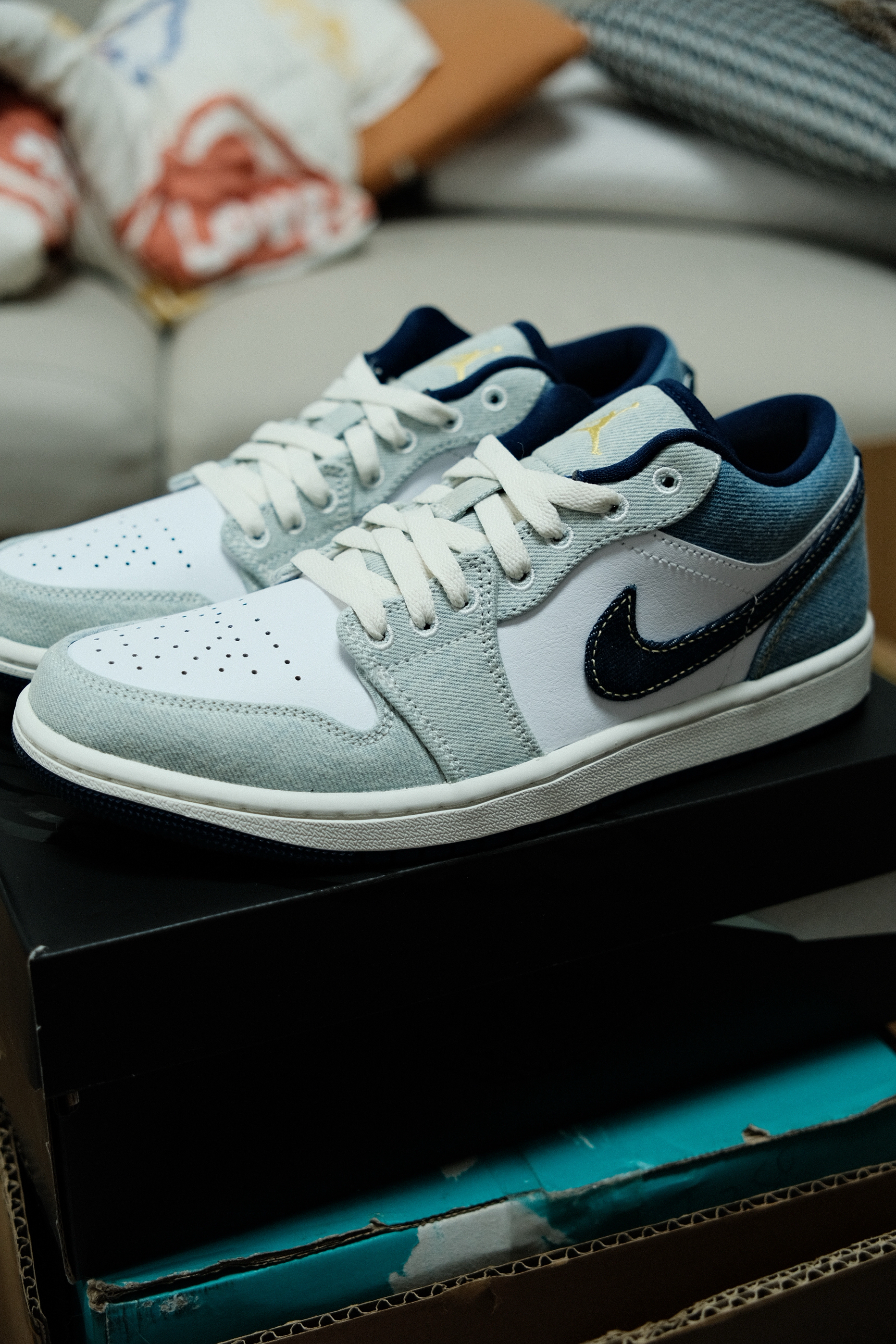 AJ1 Low牛仔丹宁，把美式复古穿在脚上✨