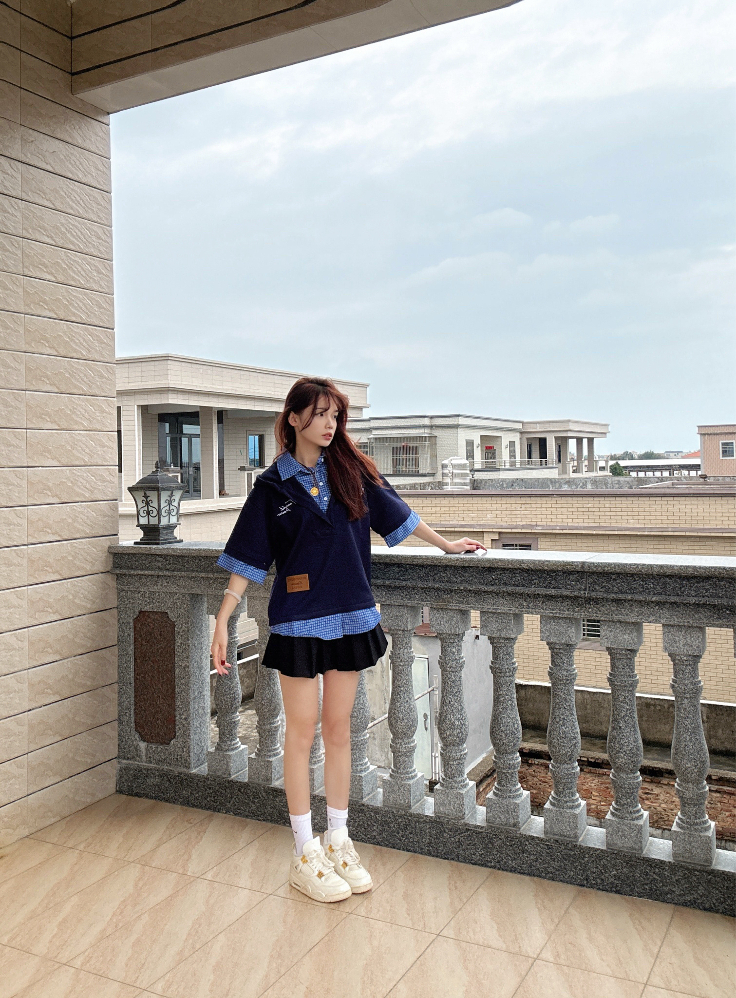 💙假两件上身超减龄的呢!