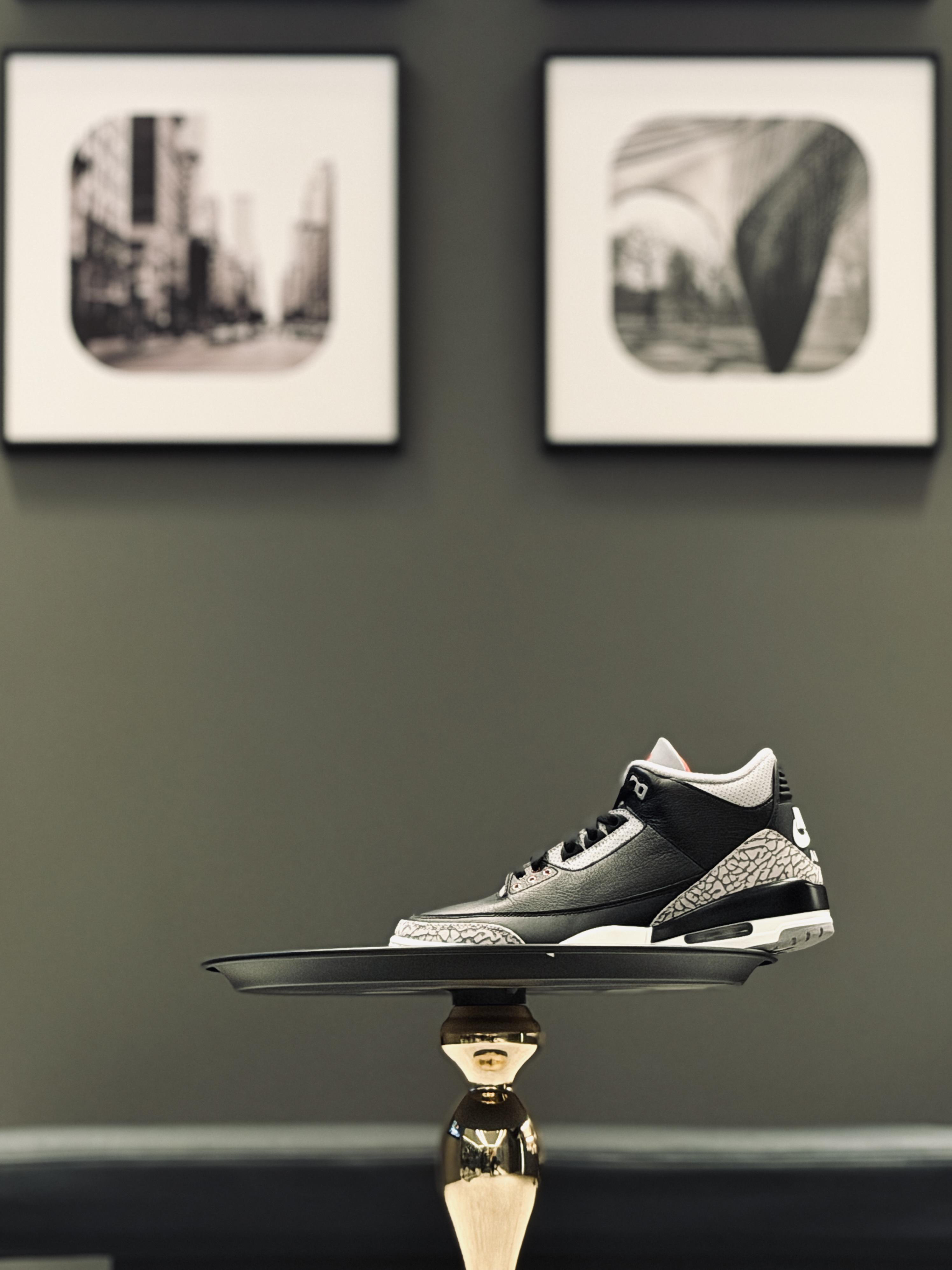 球鞋壁纸，关于Air Jordan3［黑水泥］