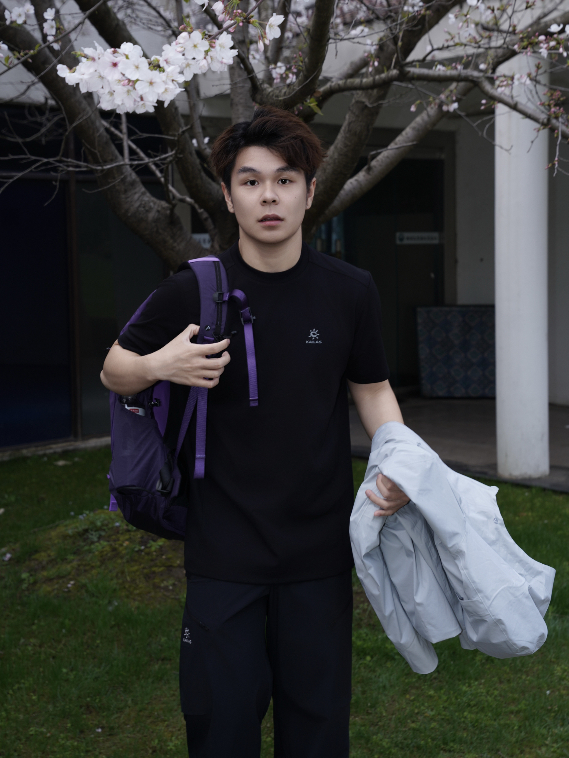 KAILAS 26新款，短袖黑T恤上身