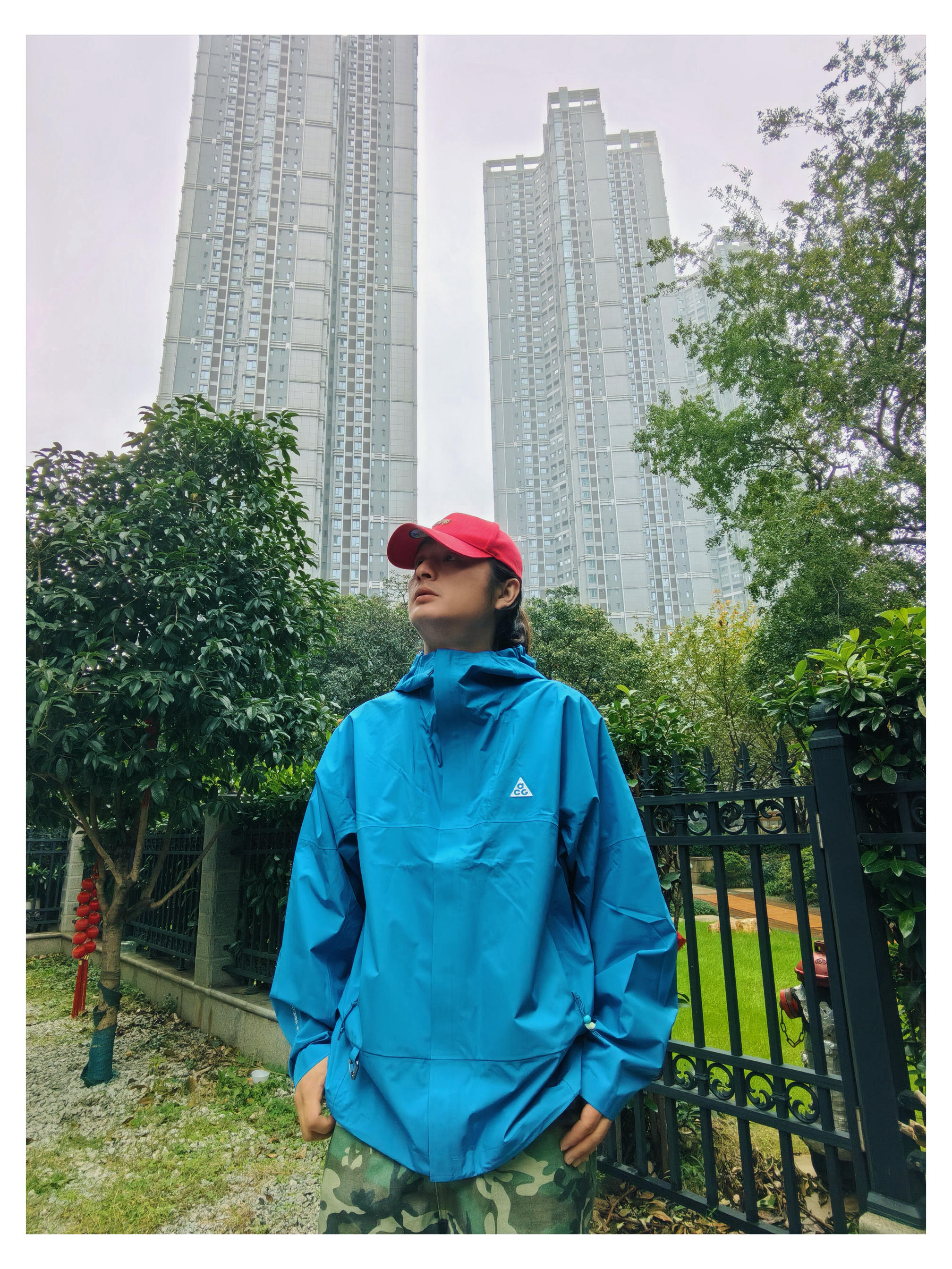 春日时髦休闲运动户外风出街穿搭