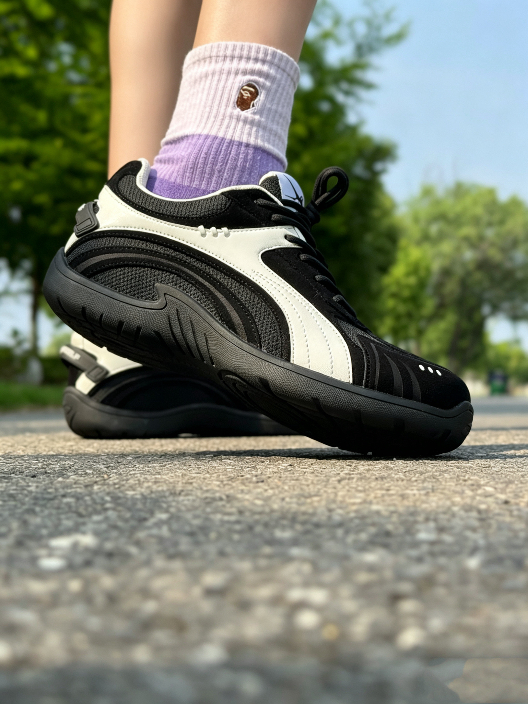 🔥Wow，这双复古德训🏎️👟，居然增高效果这么🆙⁉️