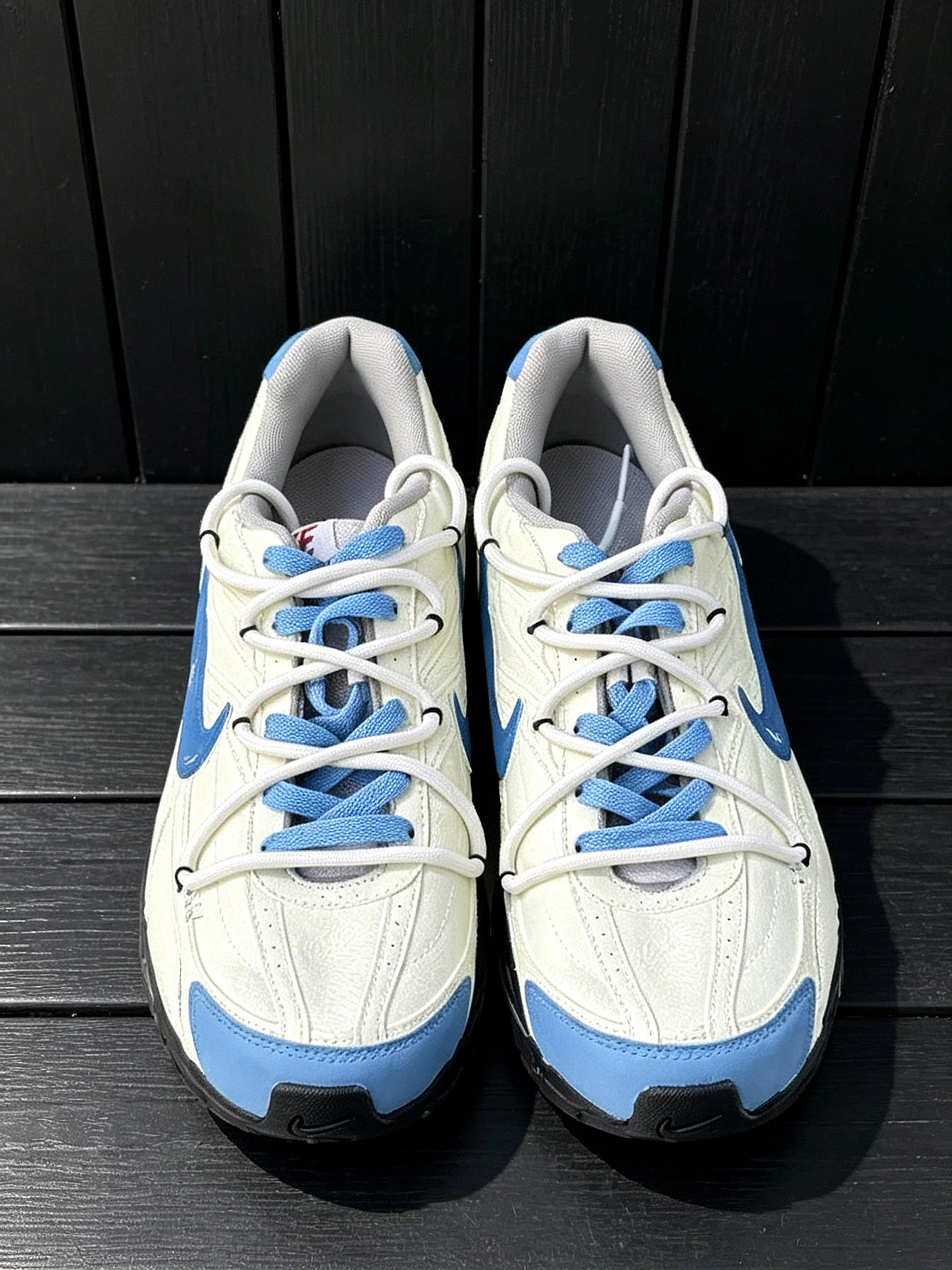 实测!Nike Initiator空屿蓝厚底增高效果如何