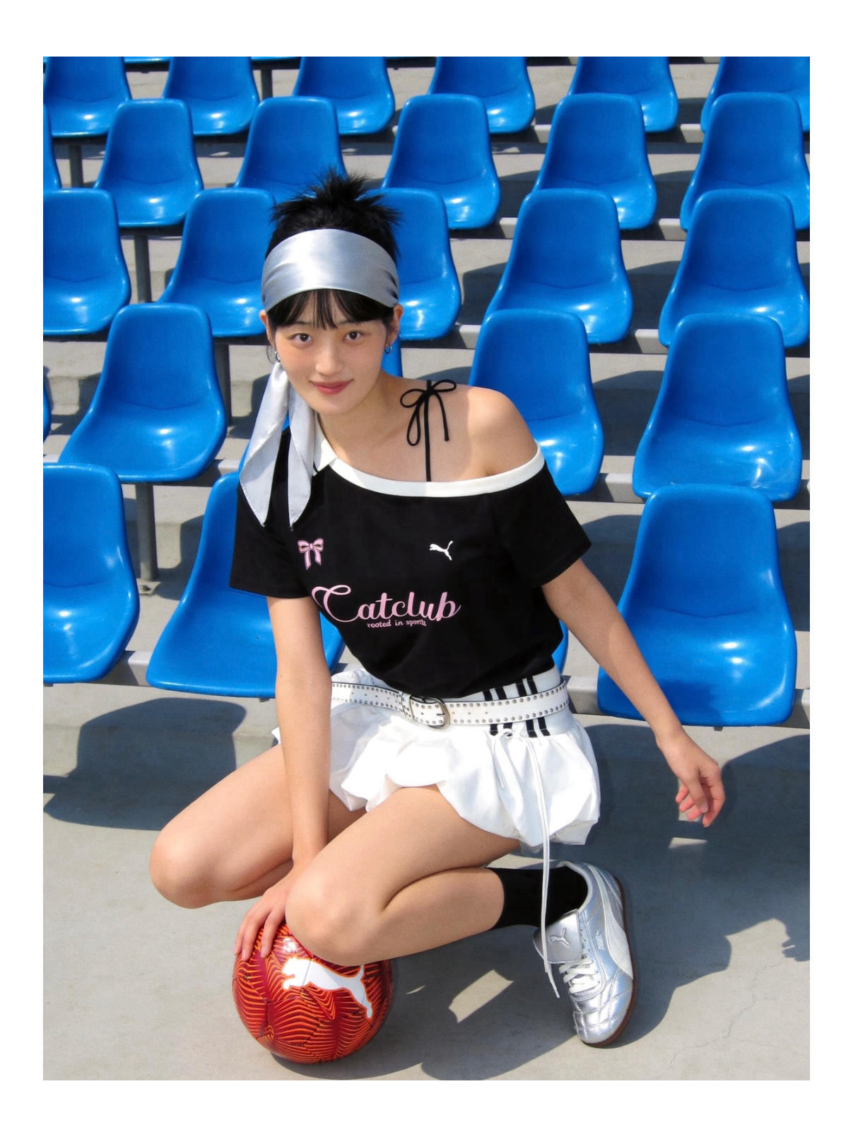 球场甜酷girl OOTD｜以此套来纪念有世界杯的夏天🏆