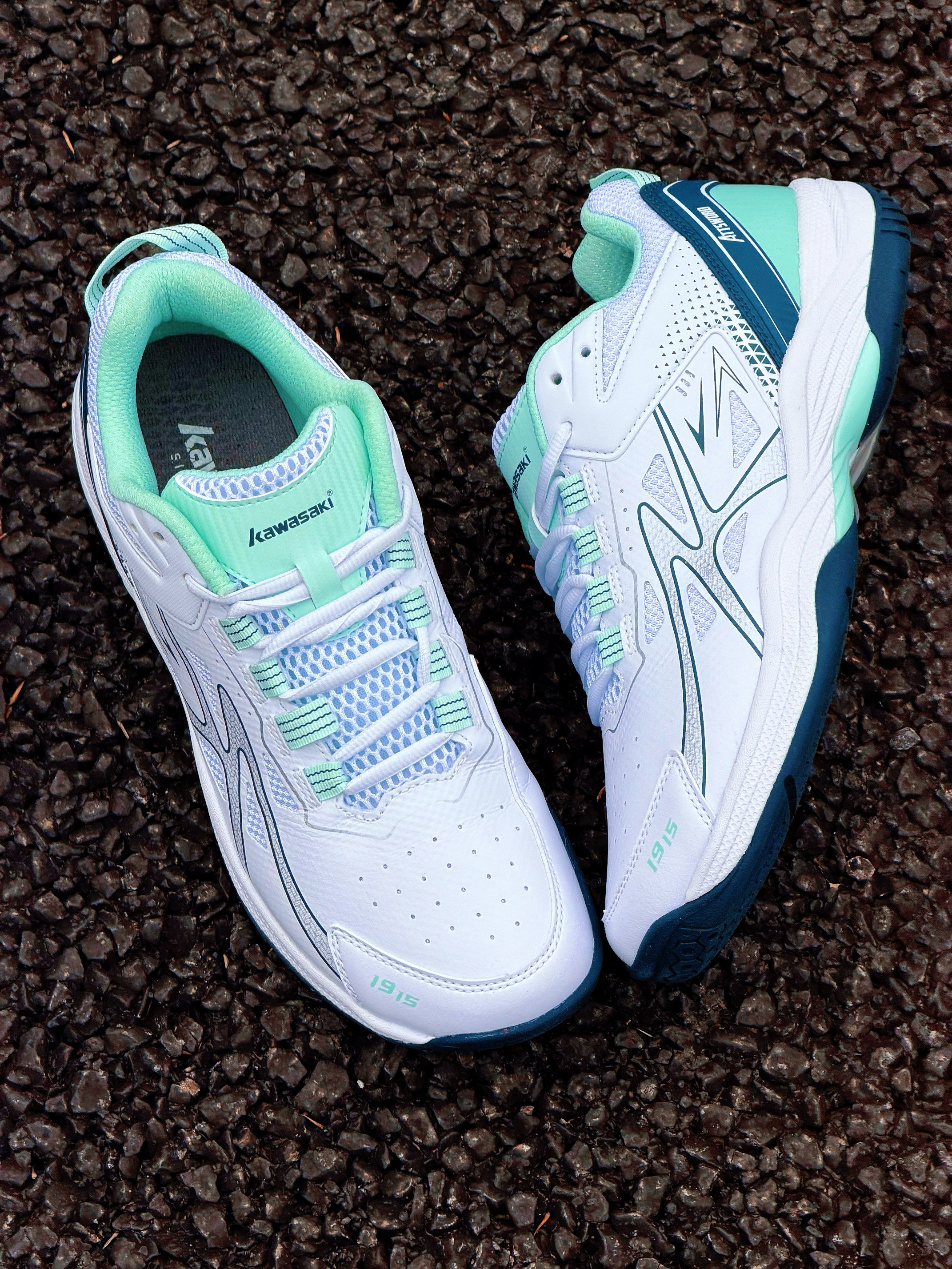 打球逛街都能穿，川崎这双薄荷绿有点好看👟