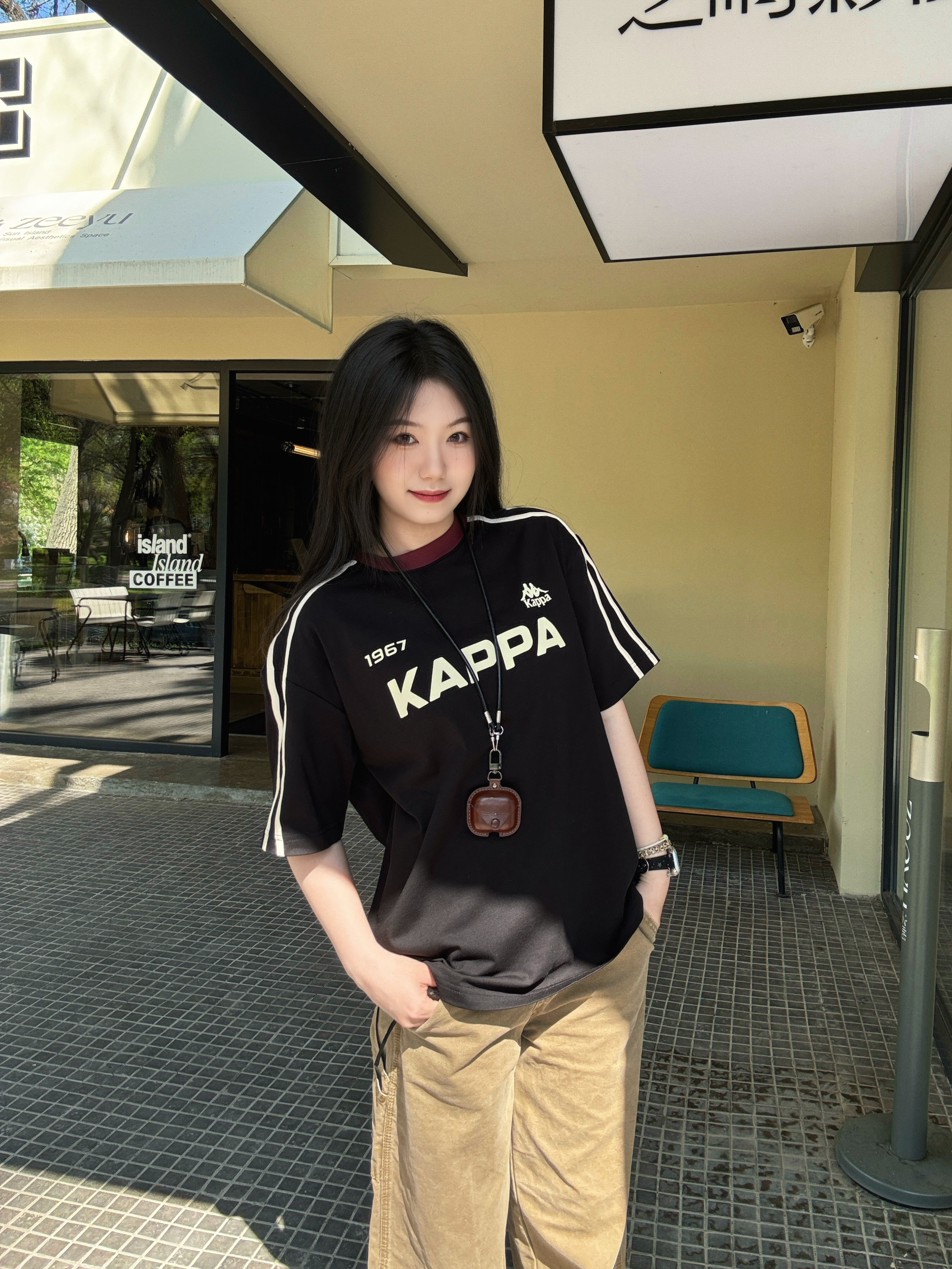Kappa背靠背｜复古运动短袖太好穿🤎