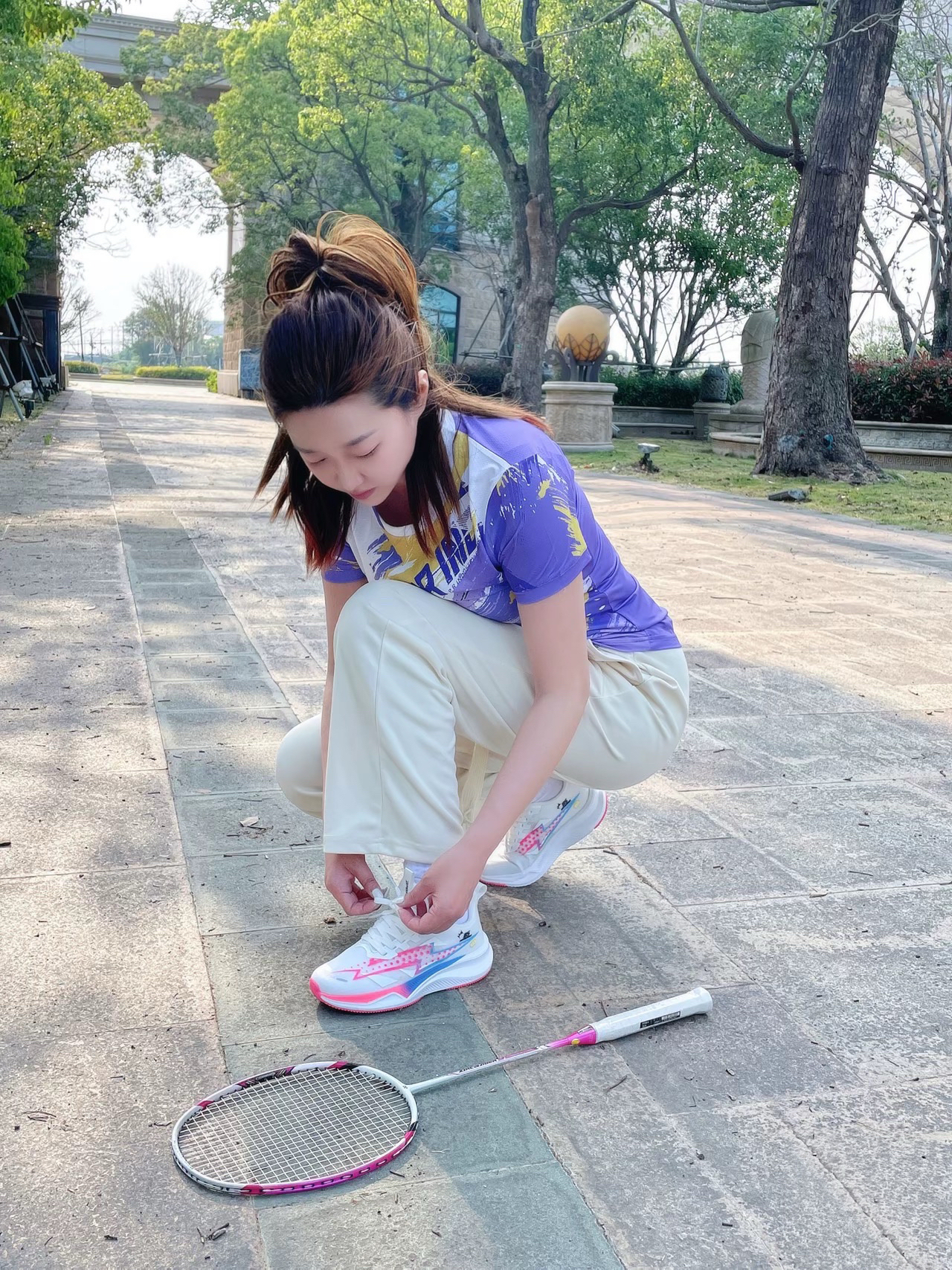 球场の元气少女
