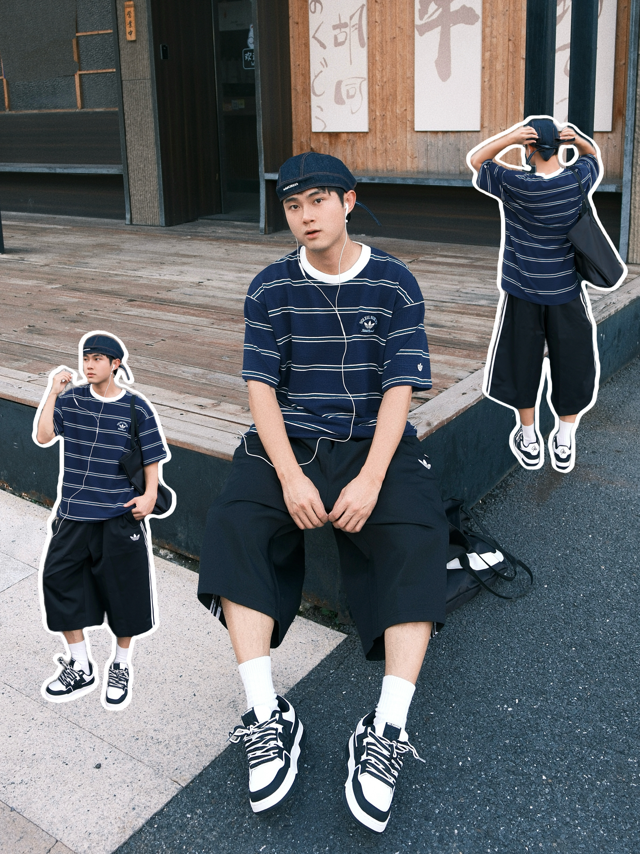"adidas➕小花鞋"回归一下日系少年感