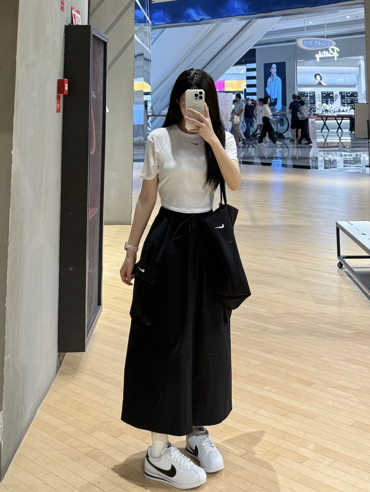 黑白yyds✨Nike这套休闲穿搭太懂松弛感