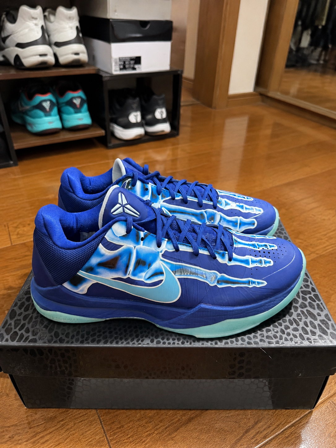 Nike Kobe 5 X‑Ray 骷髅透视