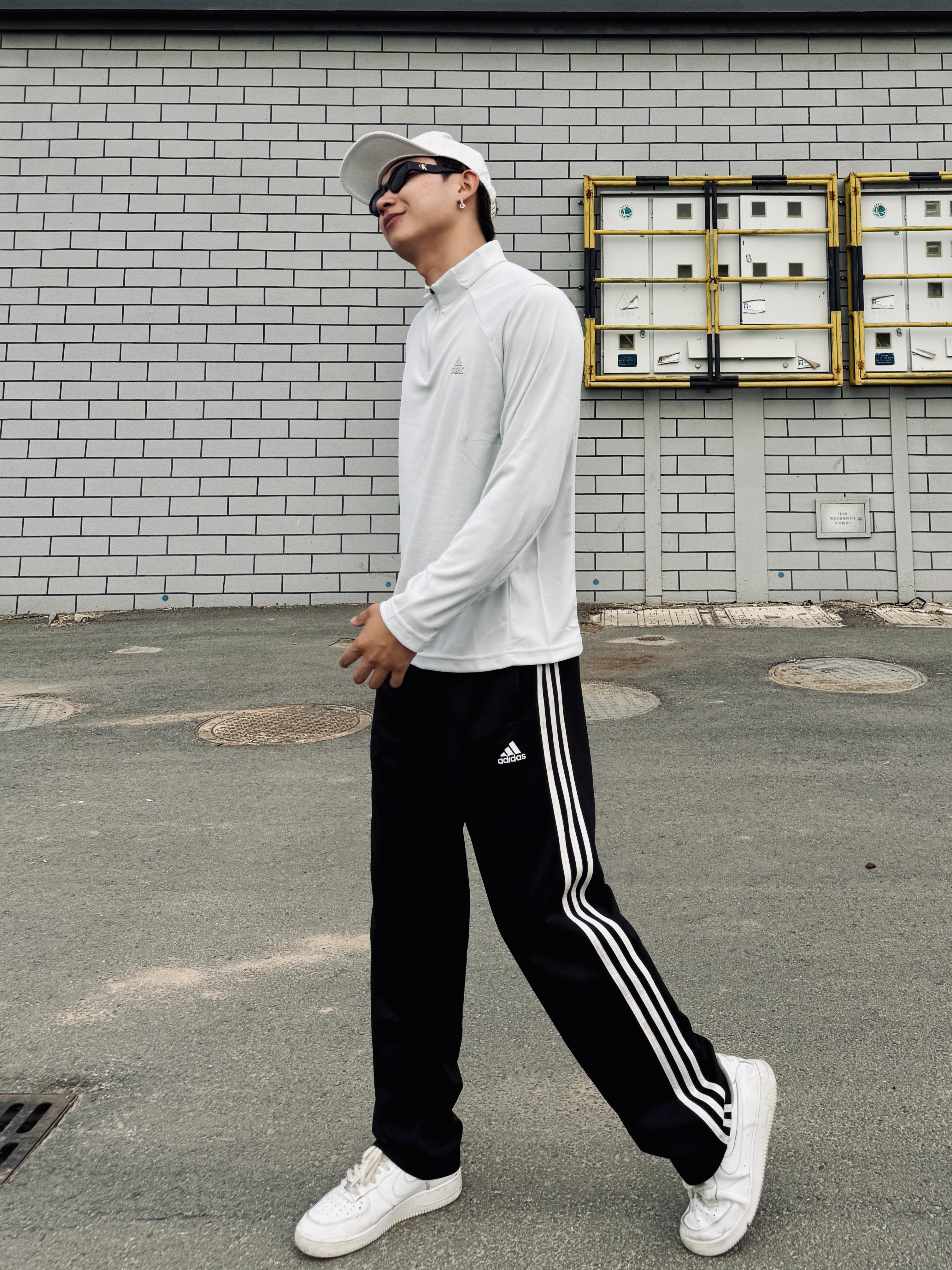 ✅178男大早秋轻运动打底｜少不了一件插肩半拉链立领长袖🚶‍➡️🚶‍➡️