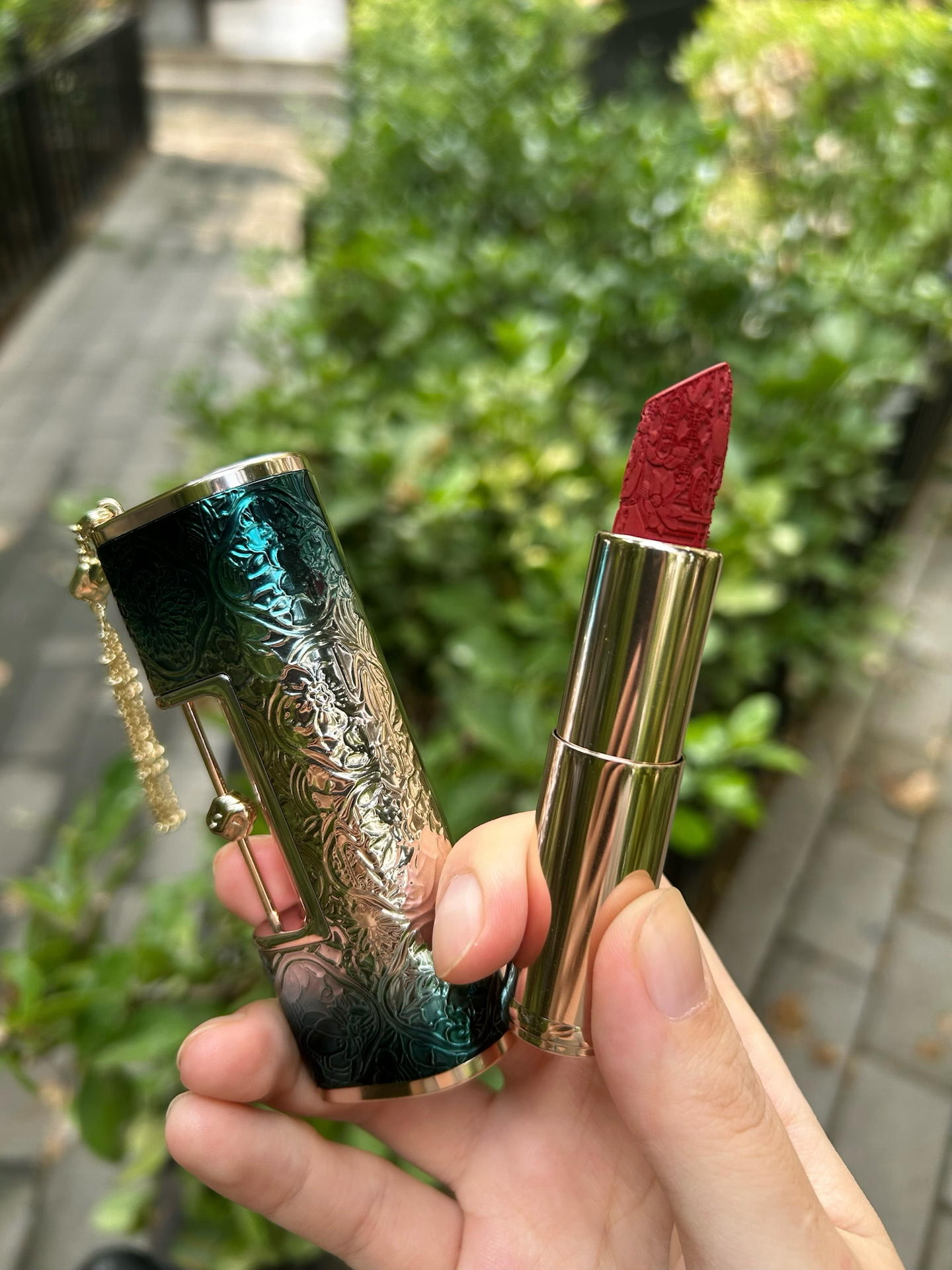 原相机试色💄花西子轻松拿捏秋日东方美妆容