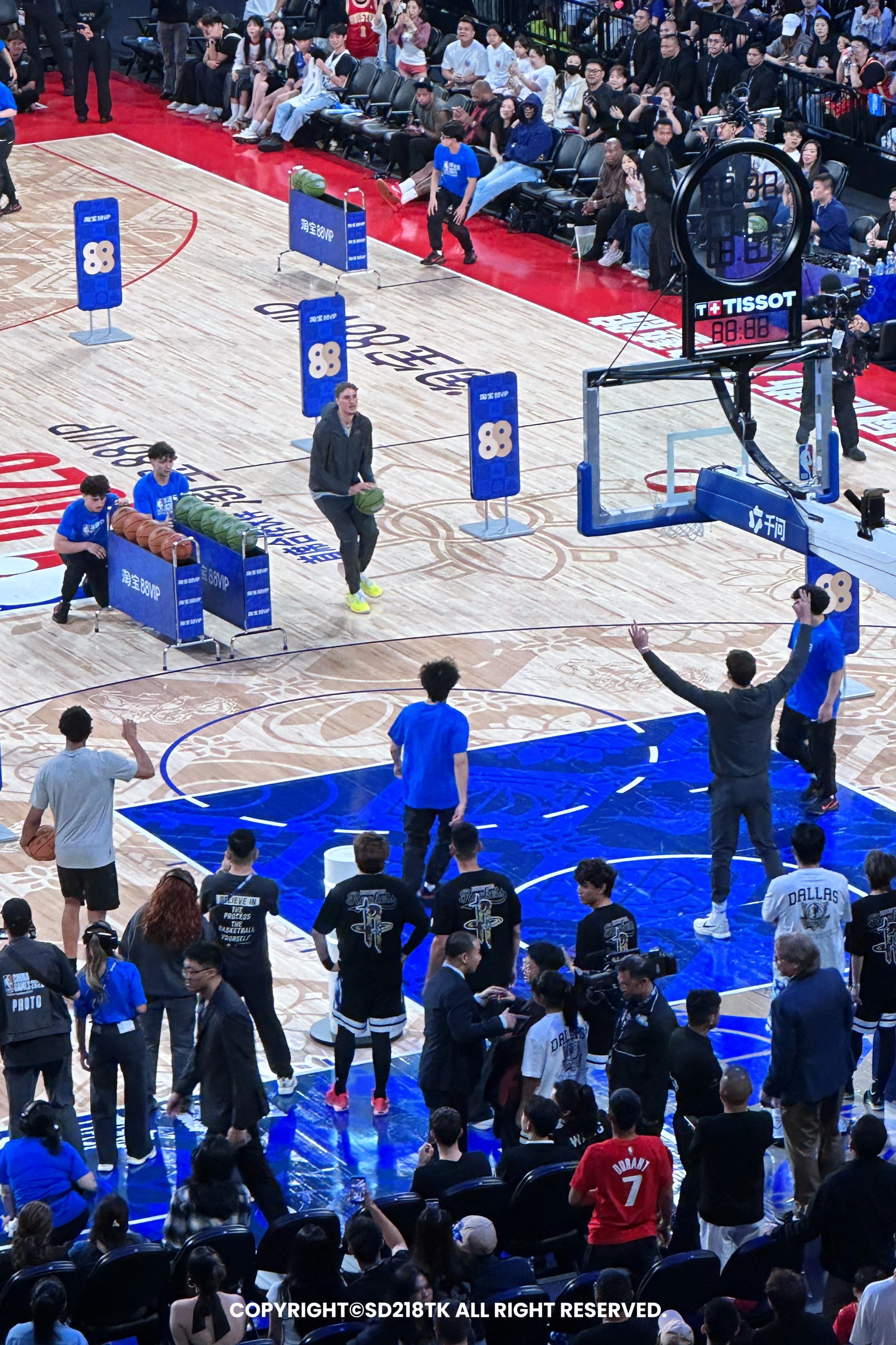 NBA澳门中国赛|近距离见到状元弗拉格了!