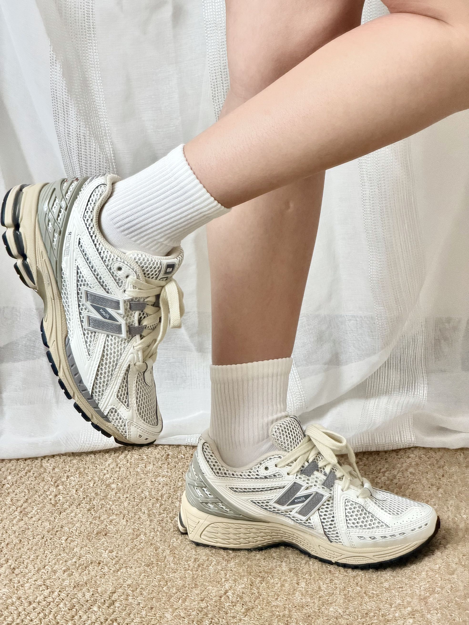 爱你老己 ˗ˋˏᰔᩚˎˊ˗ 软fufu白棉袜搭老爹鞋太舒服啦!!