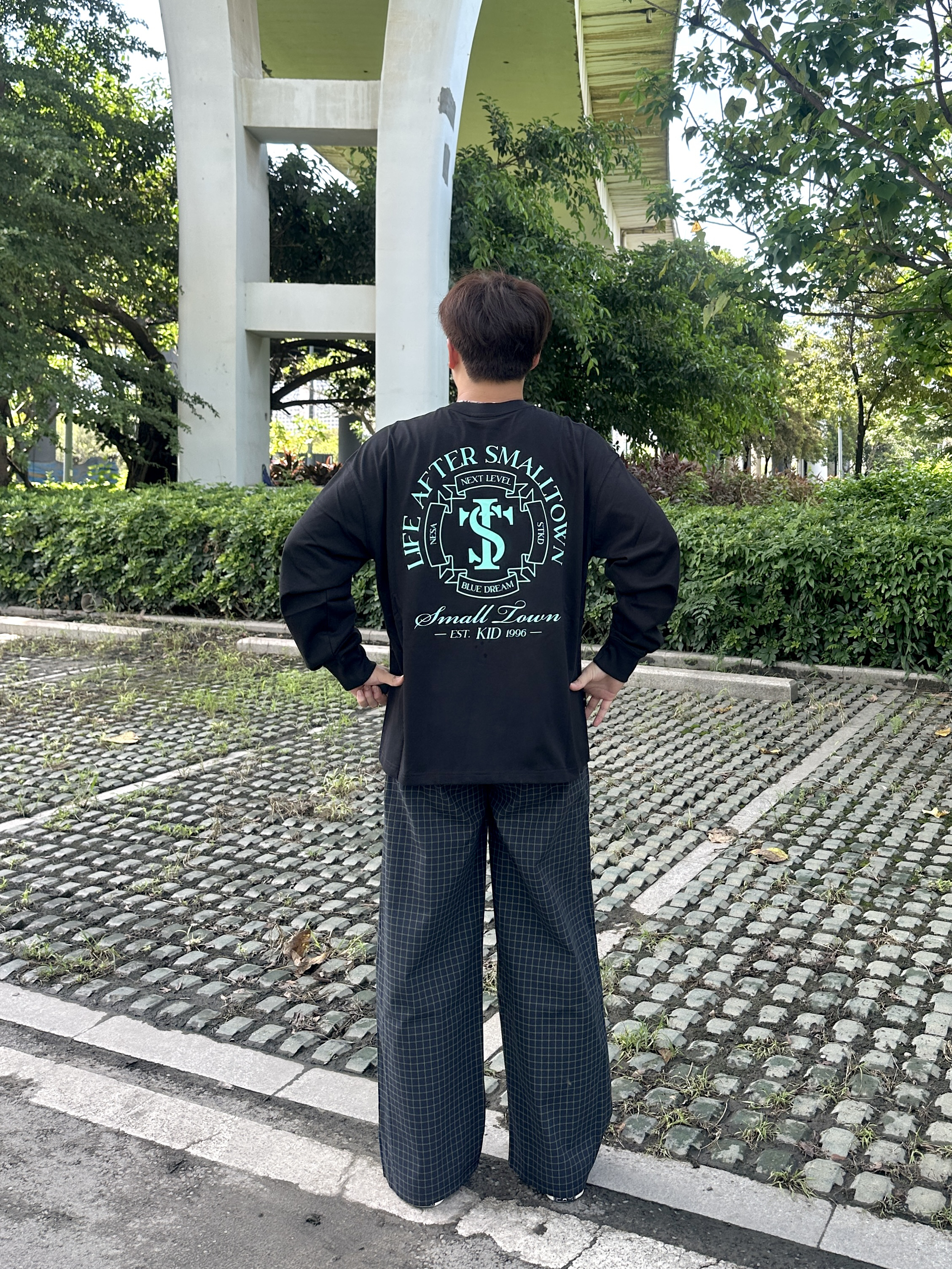 DigiGhetto同款|STK黑色印花长袖氛围感拉满🖤