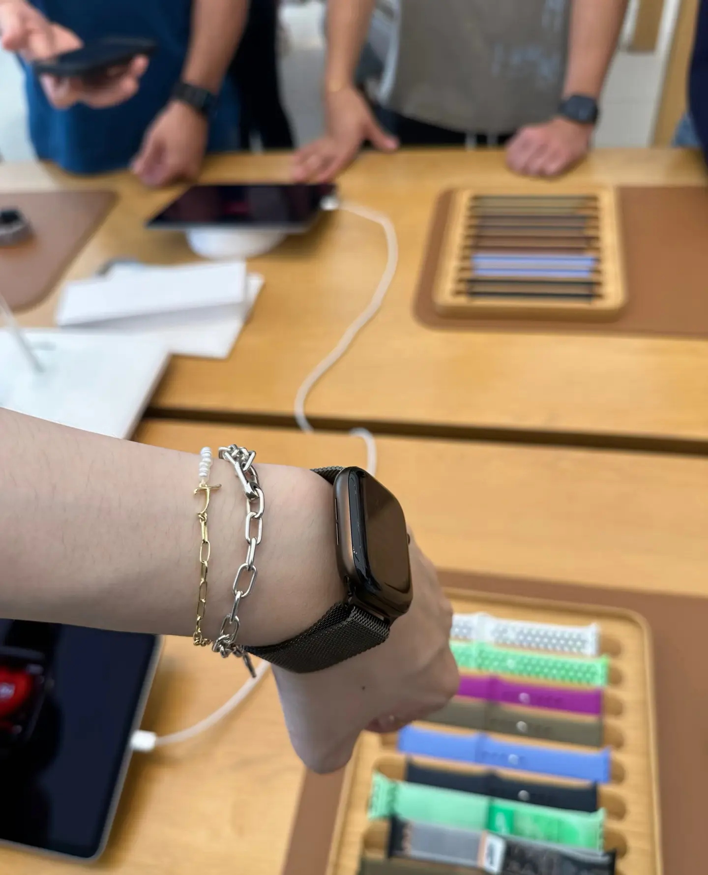 iwatch s12古铜色 老钱风