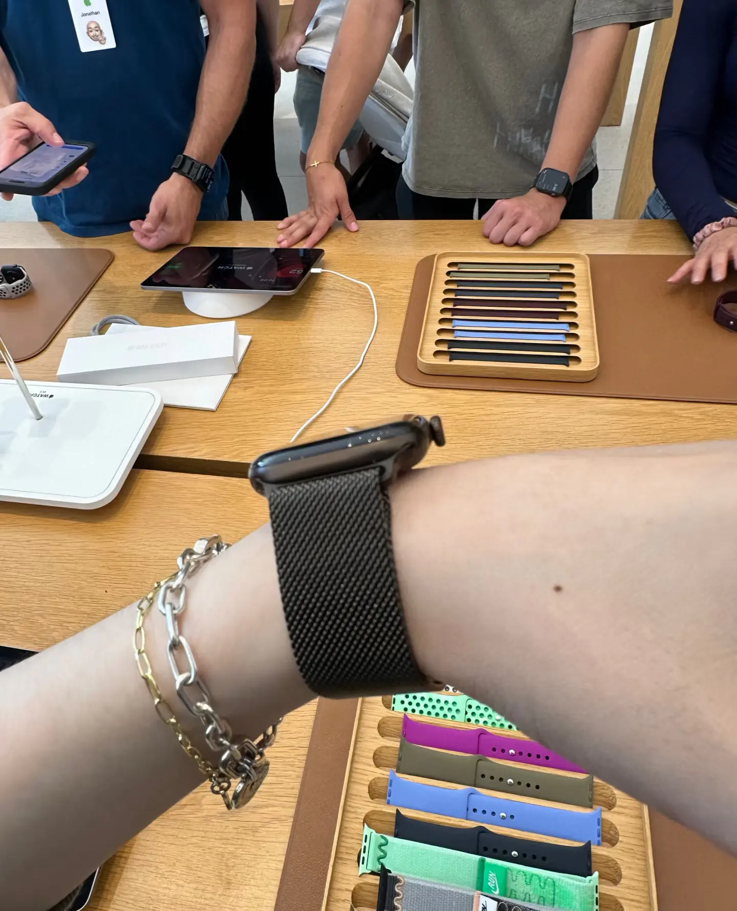 iwatch s12古铜色 老钱风