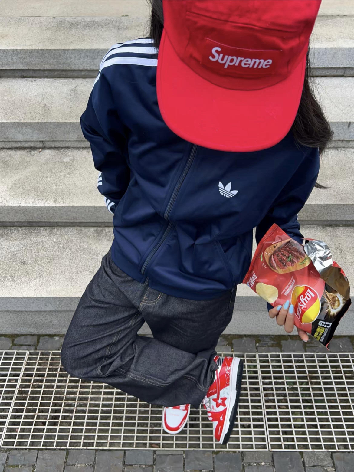 入秋不费力的红蓝复古配🏎️