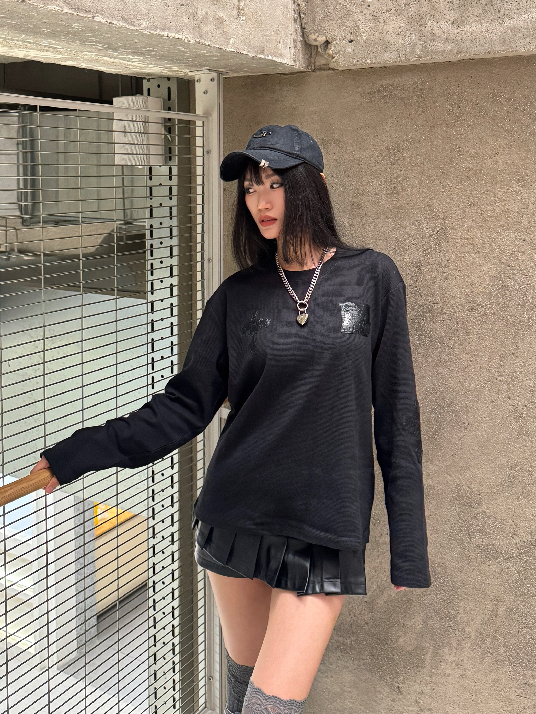 小众all black🖤暗黑风穿搭