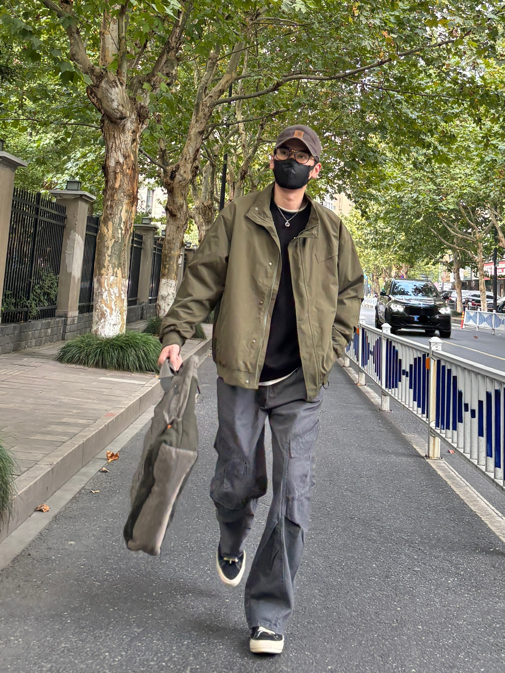 OOTD｜灰绿调工装简约穿搭分享🙋‍♂️