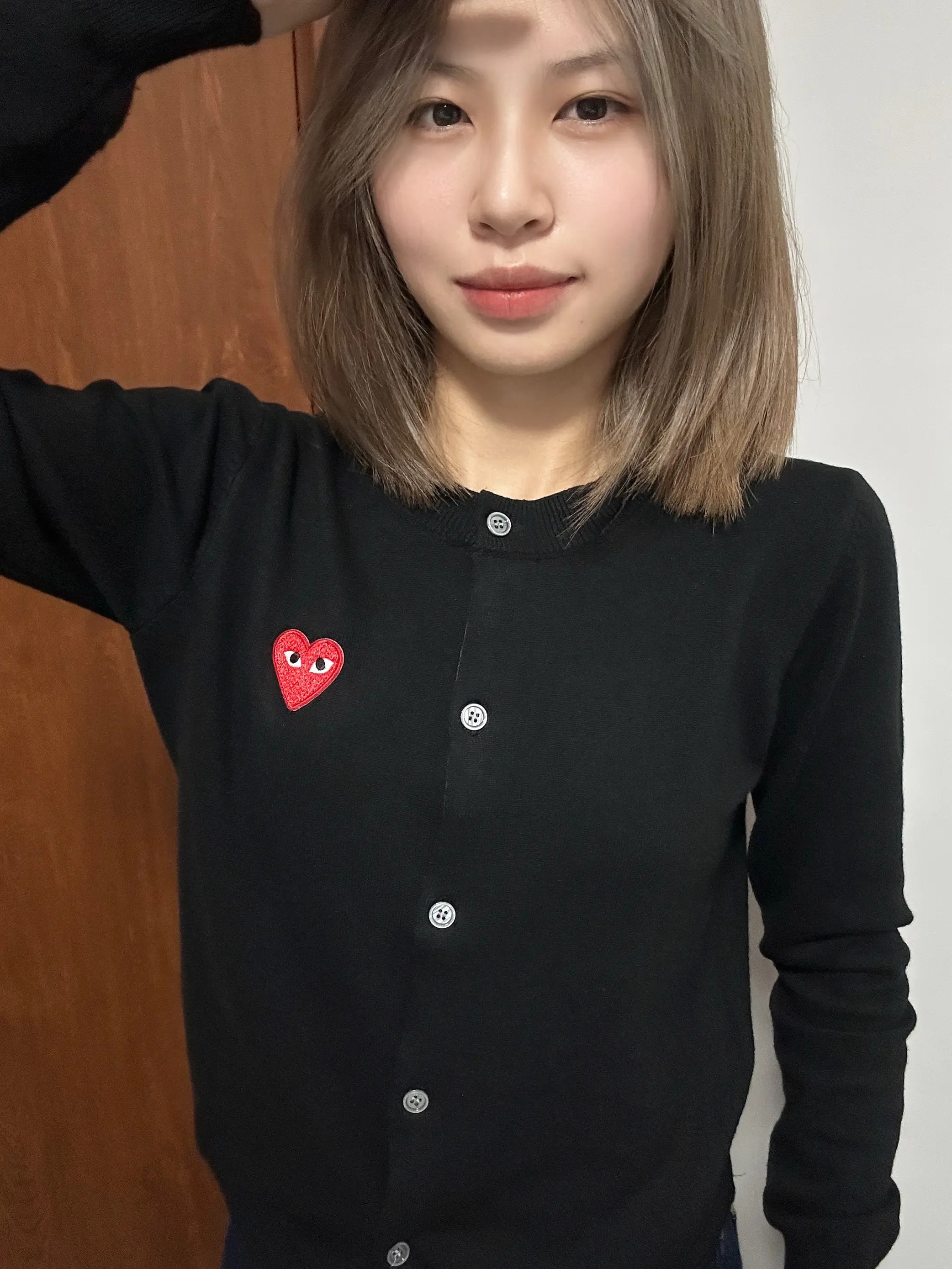 经典永不过时✨CDG爱心开衫日常随便搭