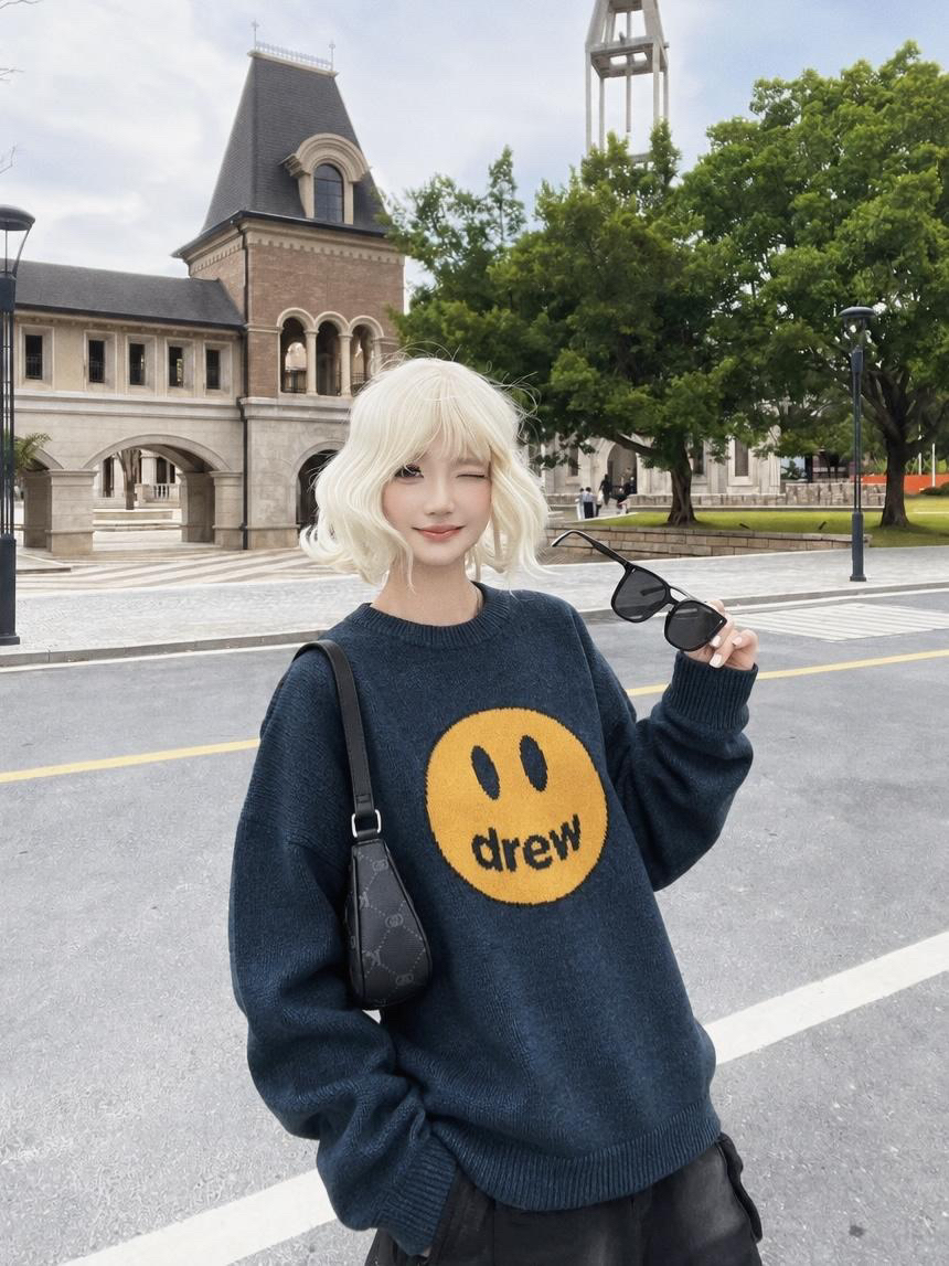 😀把笑脸穿出门//很难不爱drew