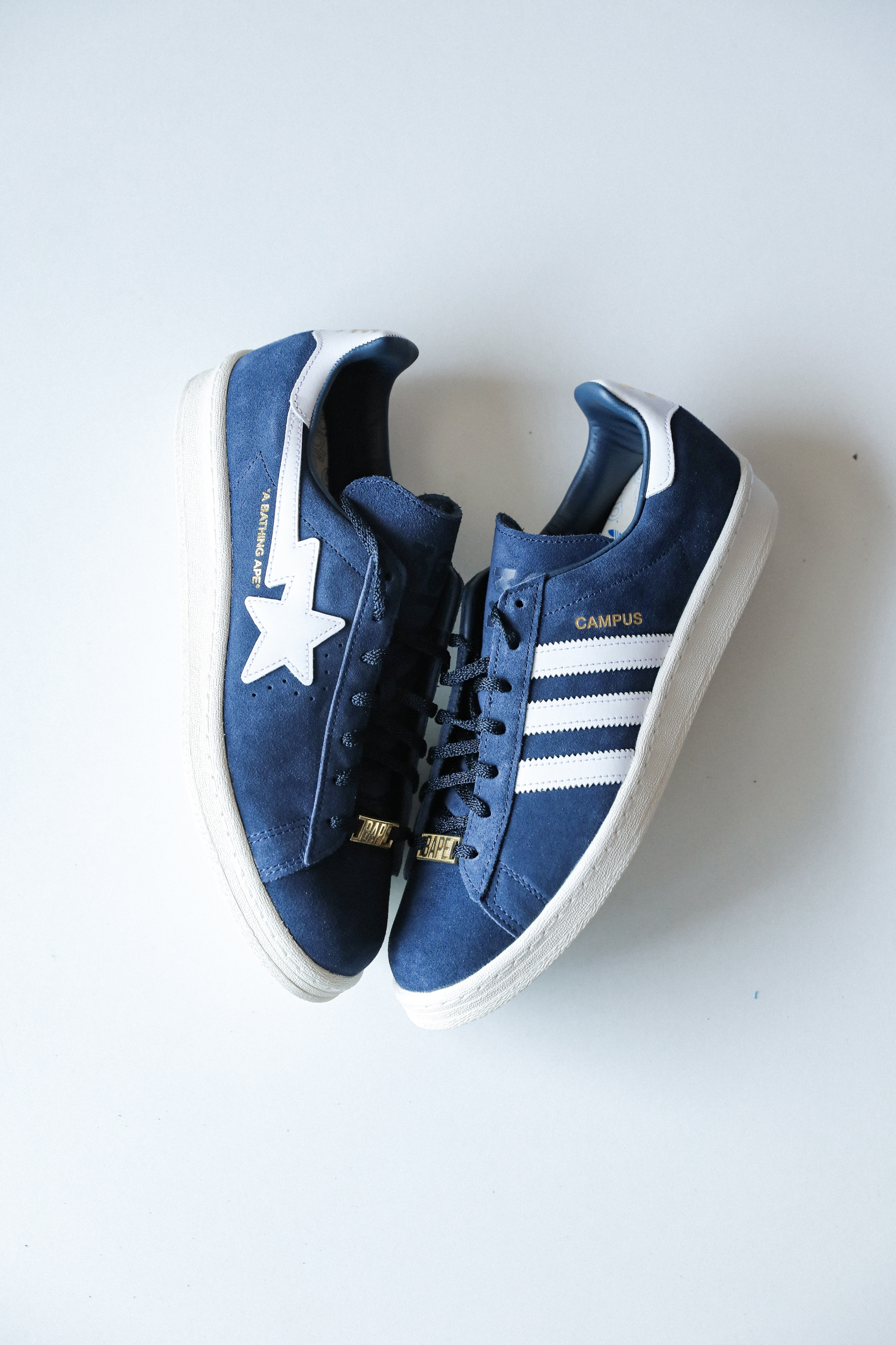 炸街神鞋登场！adidas × BAPE Campus 80，这波联名直接封神！