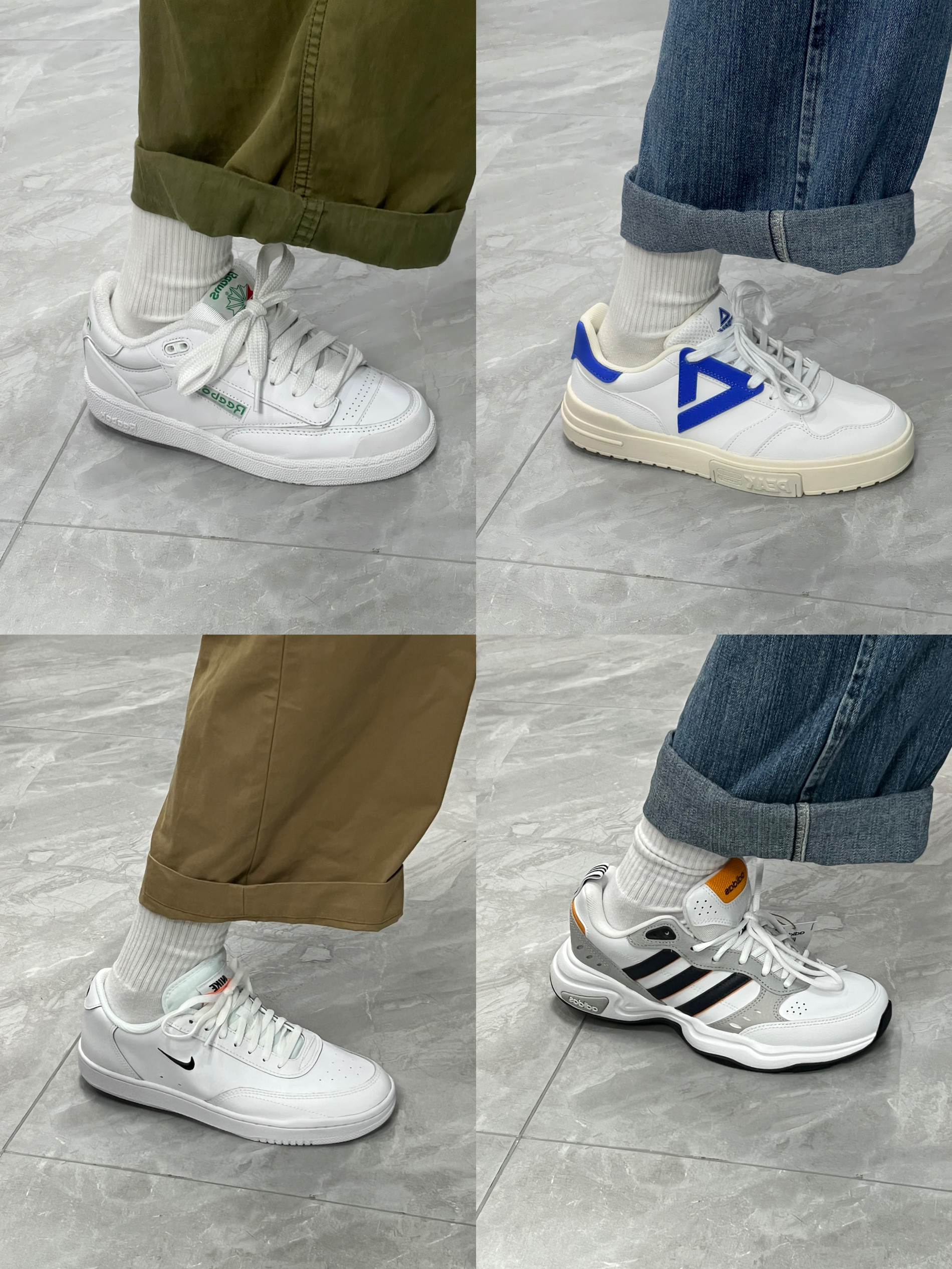 球鞋合集!很适合夏天穿的平价小白鞋们