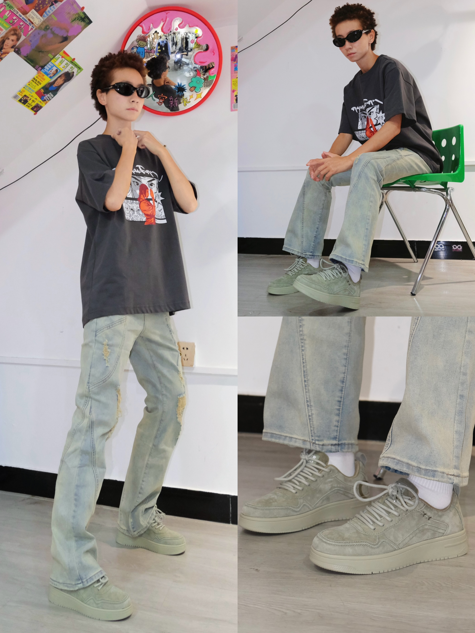👟✨ 夏日潮酷街头感穿搭来咯