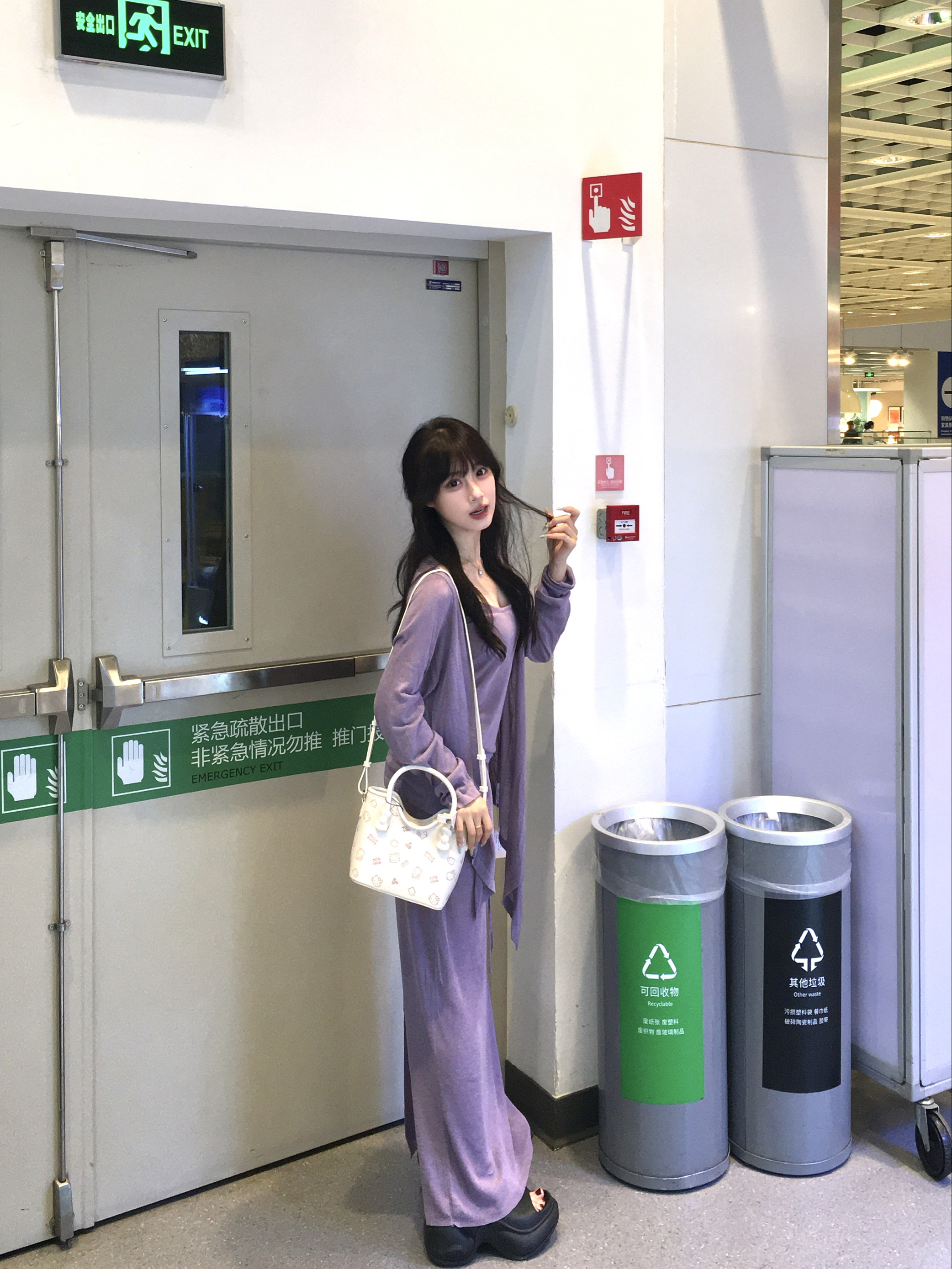09 女高🎒紫色好有韵味～