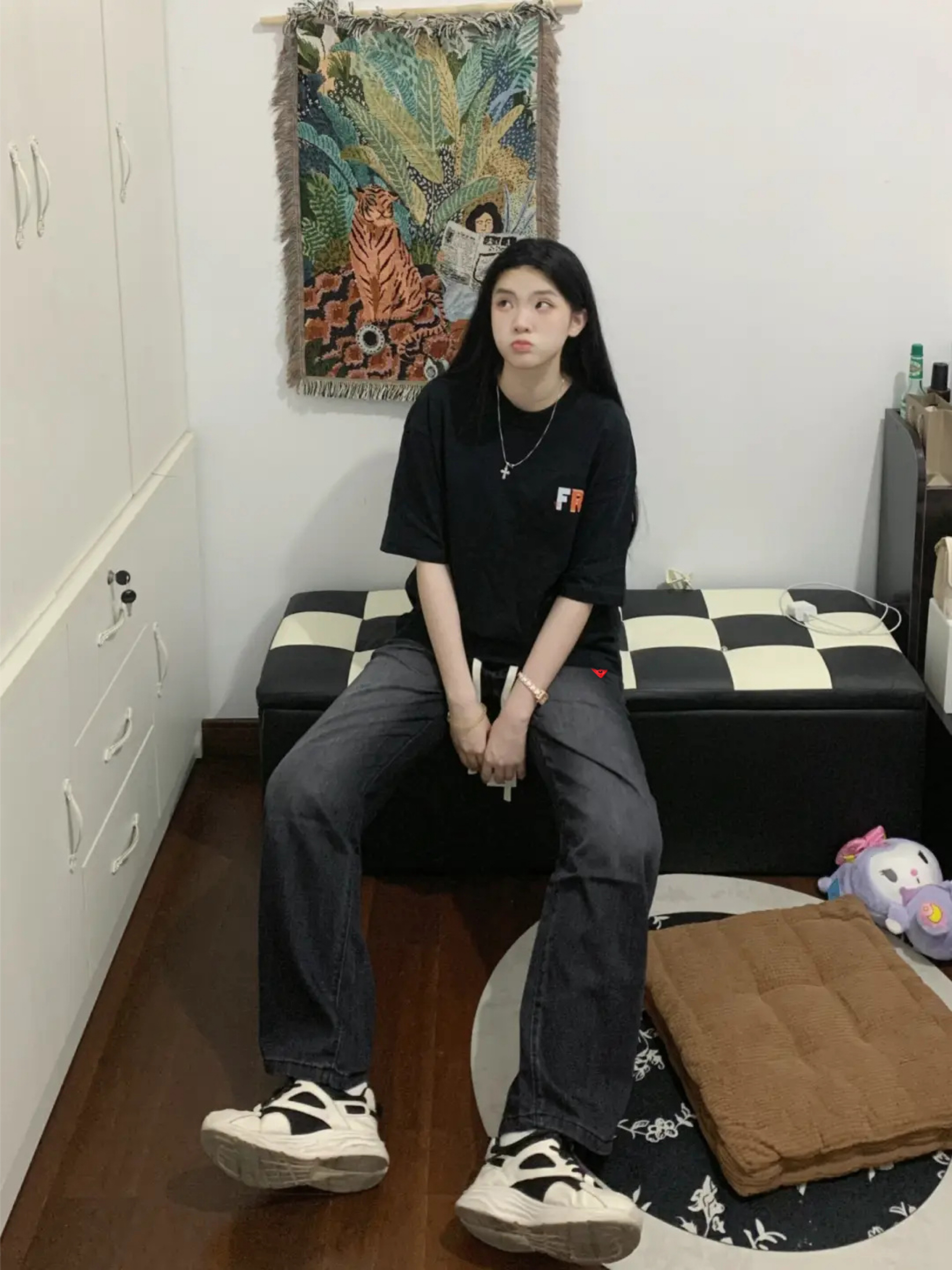 这条冰丝牛仔裤我能穿一夏天