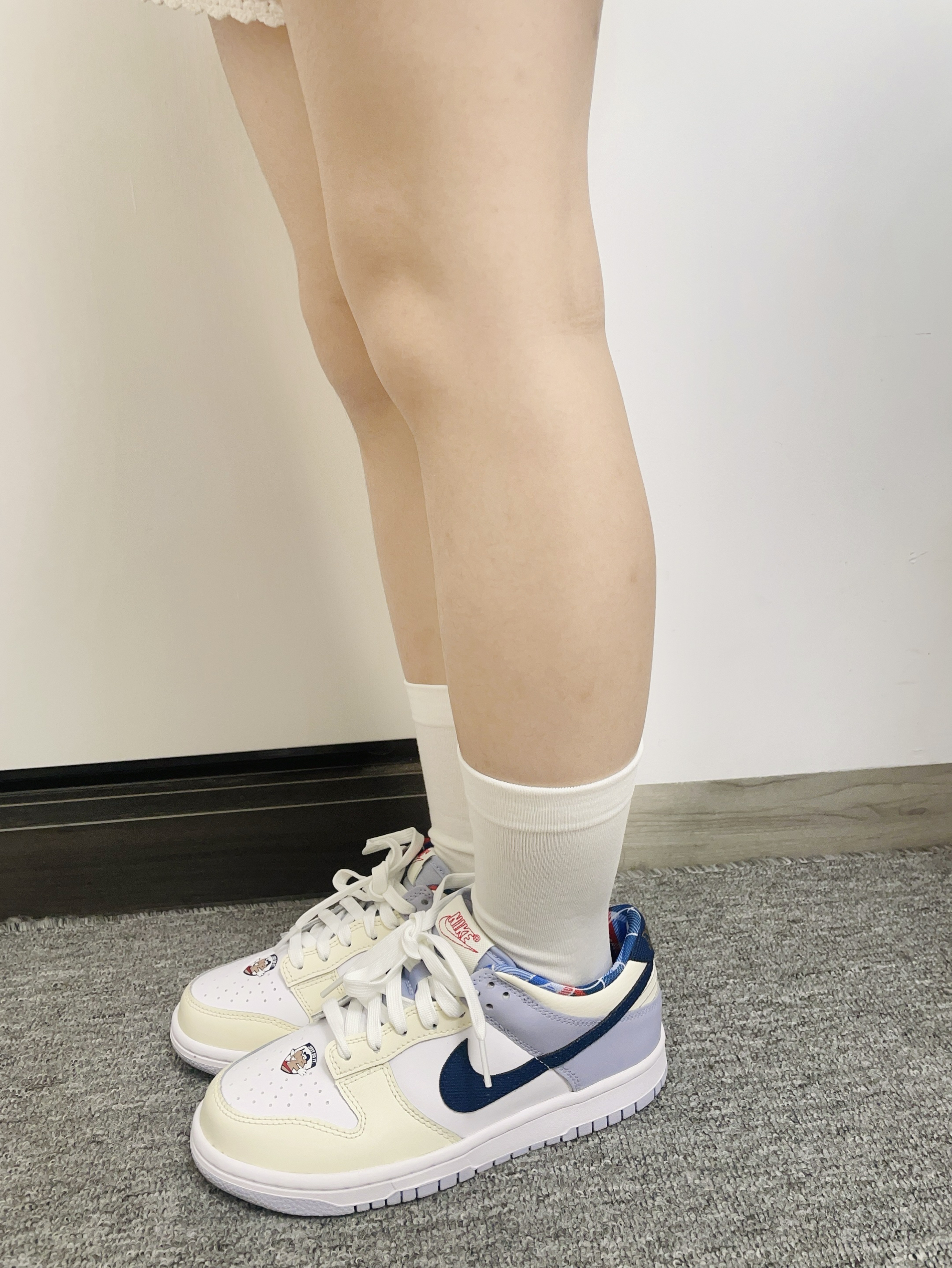 Nike香芋紫💜✨搭小白袜子好清新🍃
