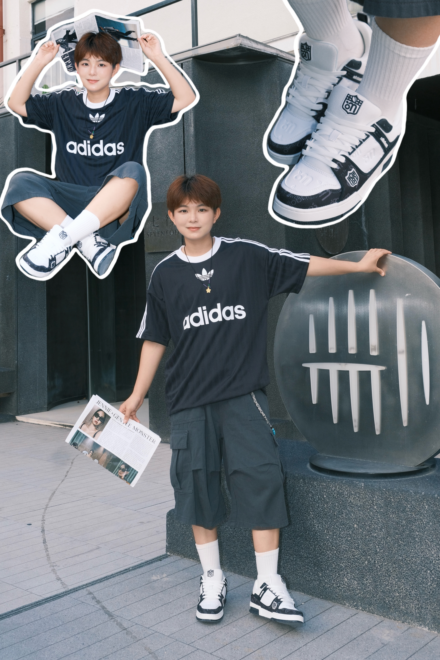 板鞋+简约穿搭=松弛感天花板✨