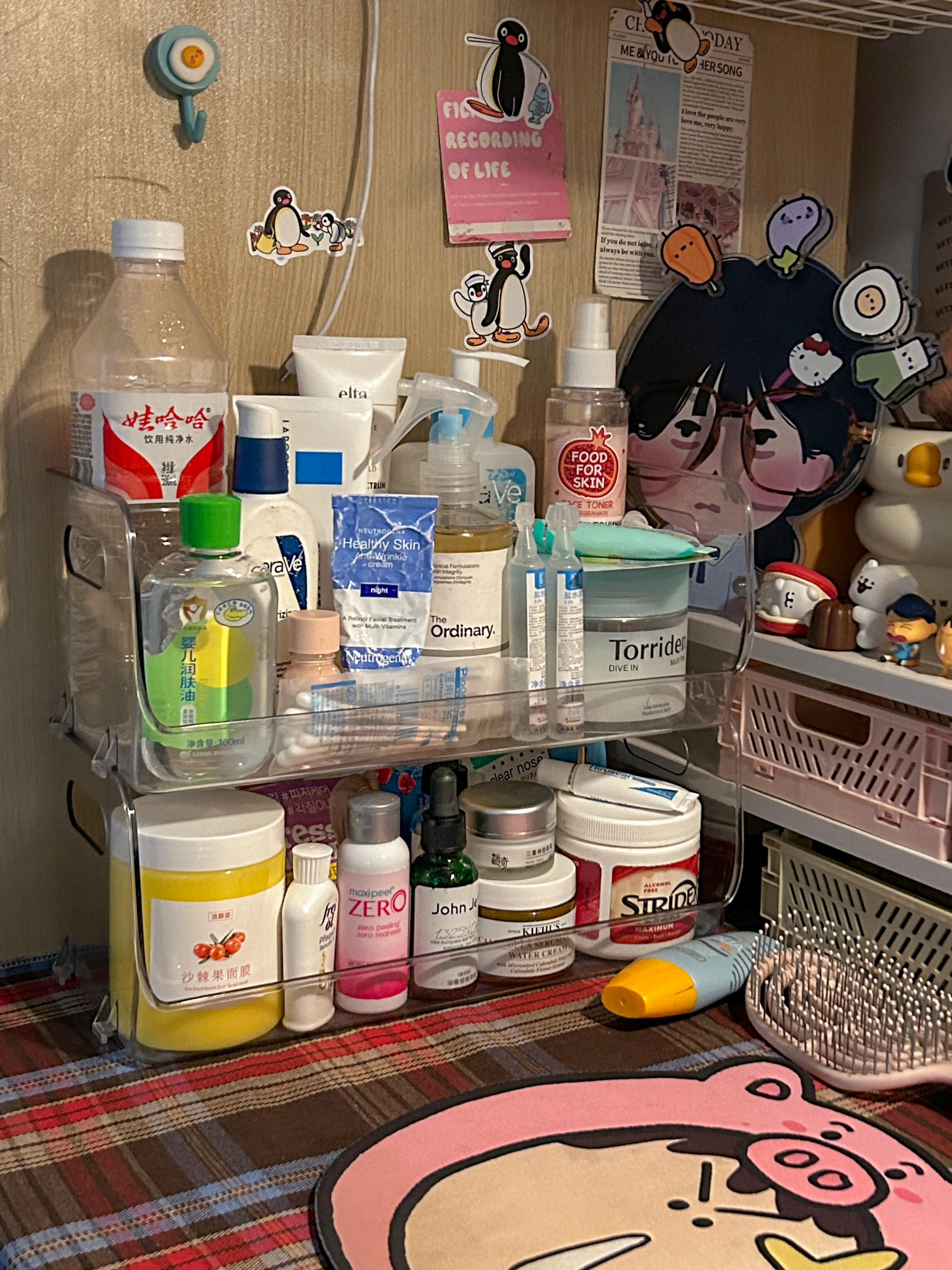 生活费1000女大学生的便宜货护肤品...