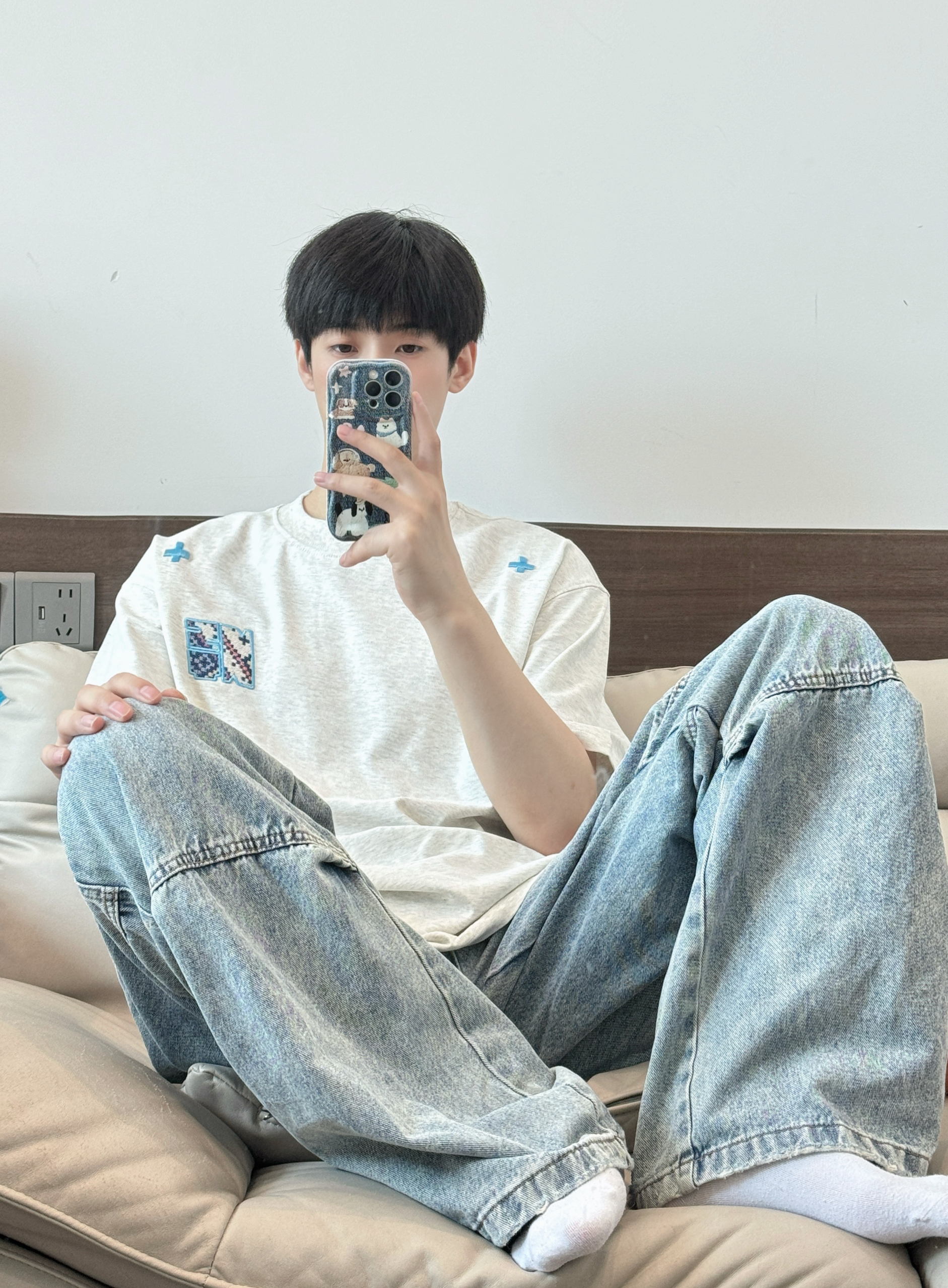 178 ootd｜白蓝色穿搭～