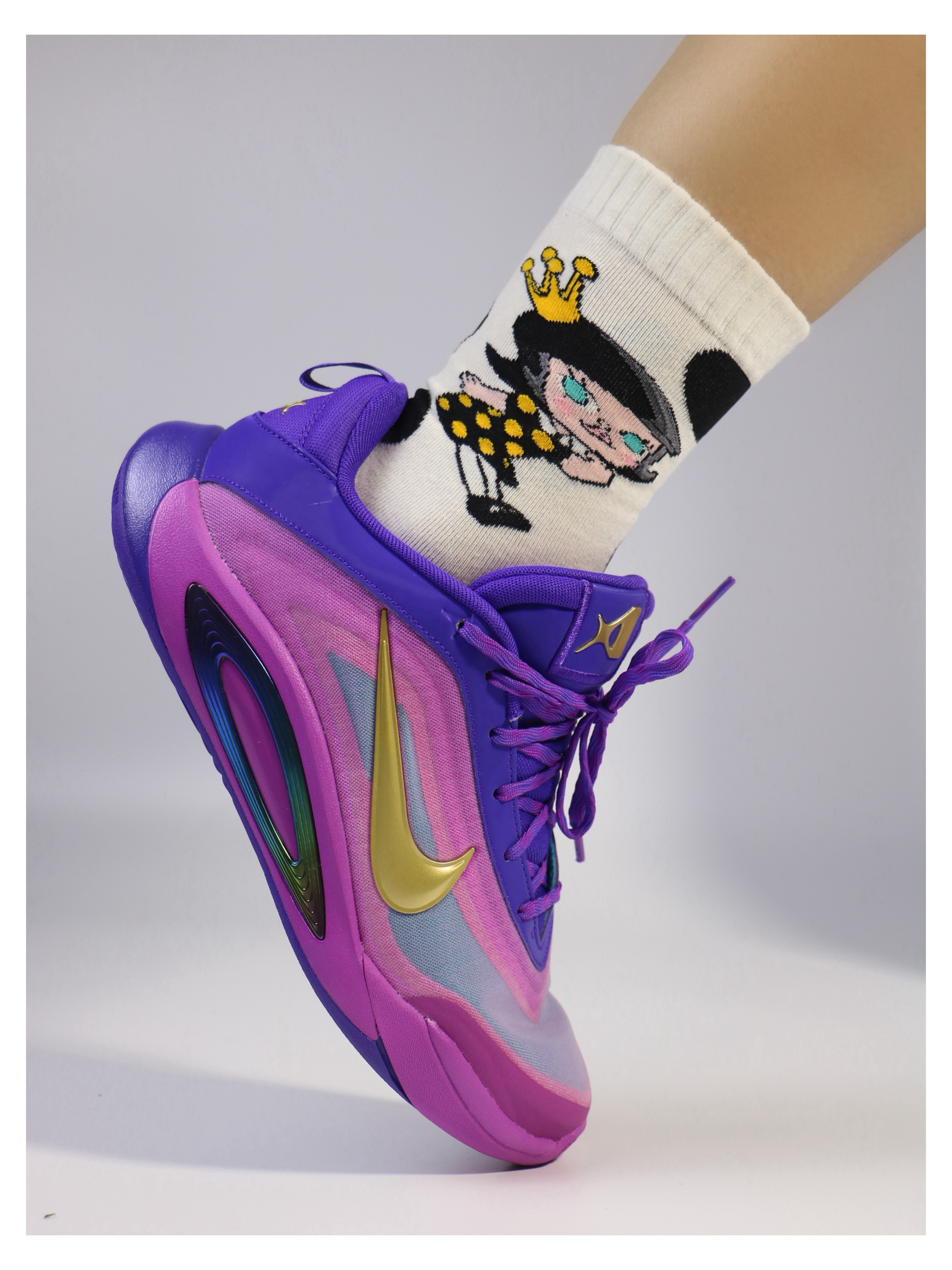 对巴胺色系复古篮球鞋分享