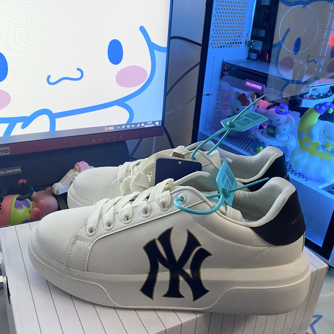 MLB 板鞋来咯！经典 NY 标志，厚底增高一键拉满，休闲又潮酷，谁穿谁好看~
