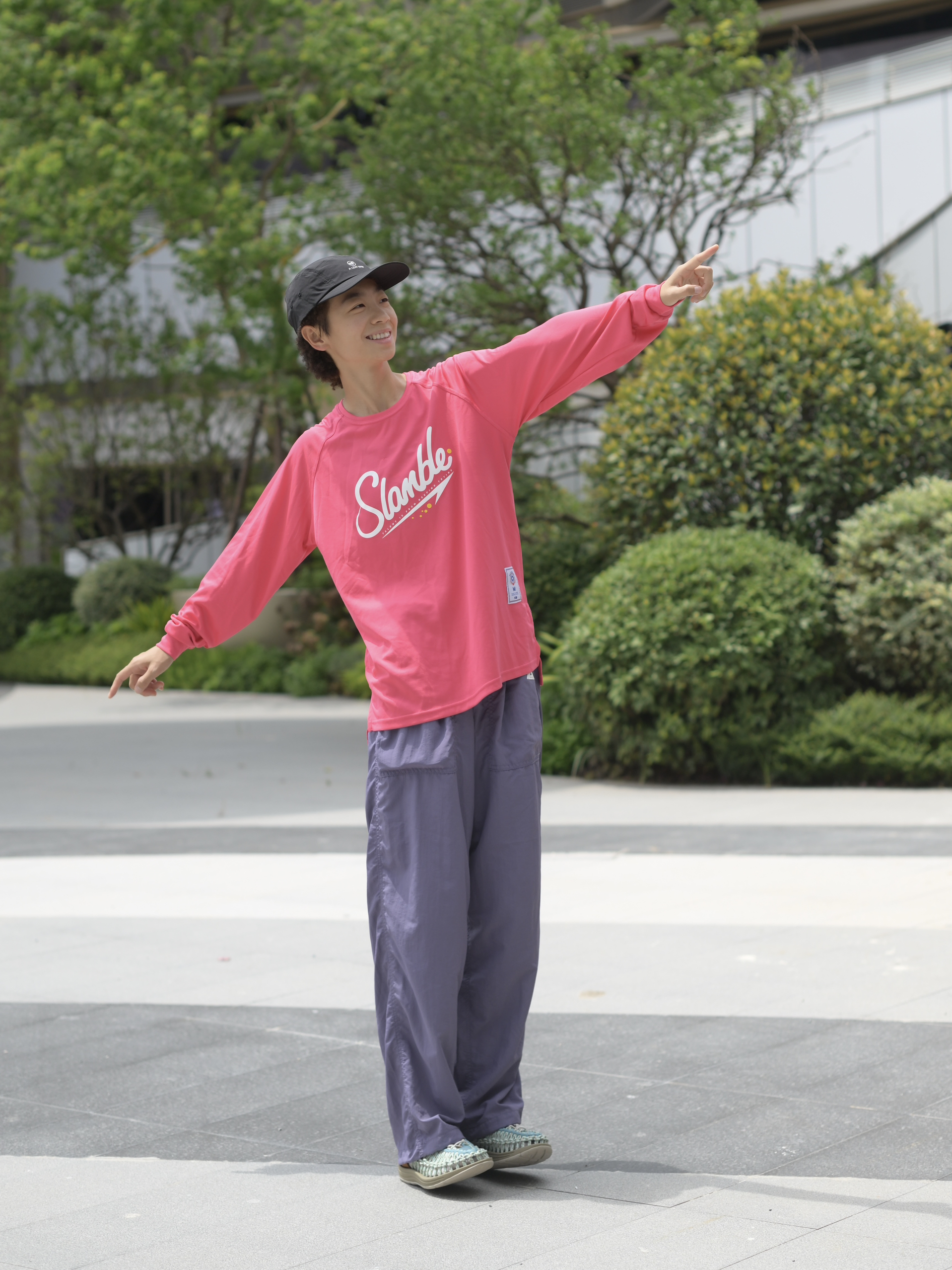 🧢✨粉紫撞色の夏日酷感！黑帽一戴秒变盐系少年感